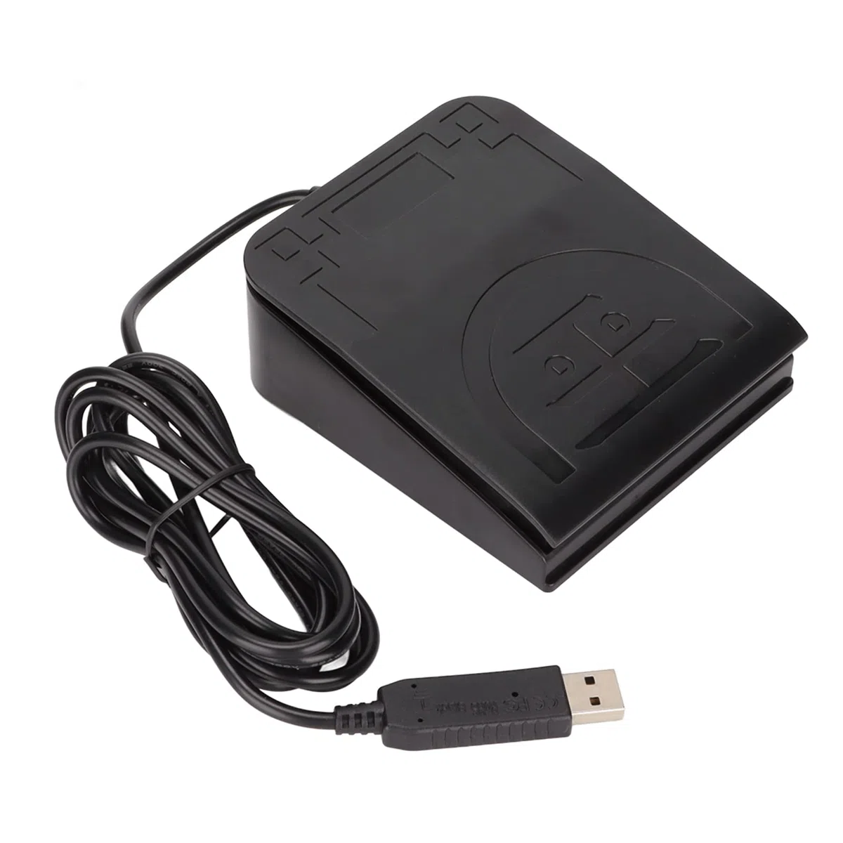 USB-Fußschalter-Pedal, Transkriptions-Fußschalter-MIDI-Controller Ergonomisches Einzel-Fußschalter-Pedal für Instrument Photobooth Zooming