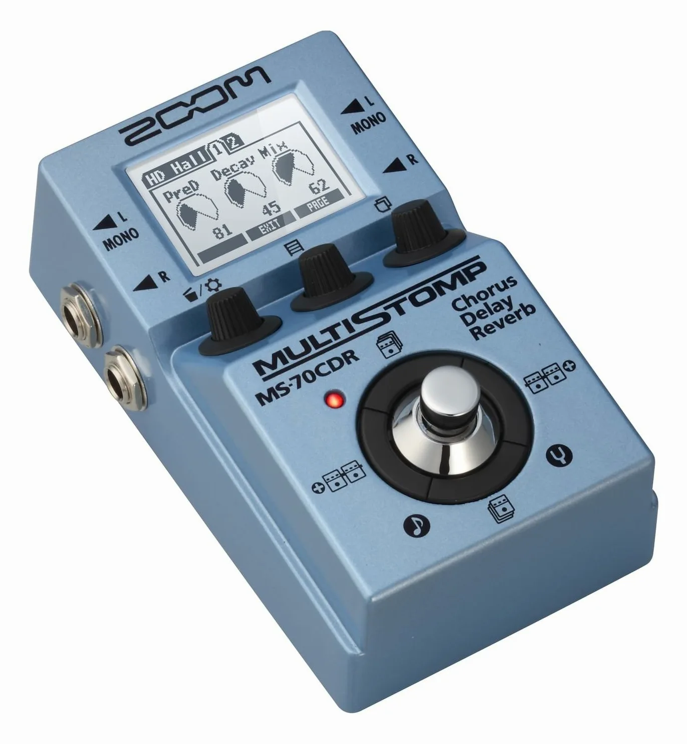 Zoom - MS-70CDR - Kompaktes Multieffektpedal „Chorus, Delay, Reverb