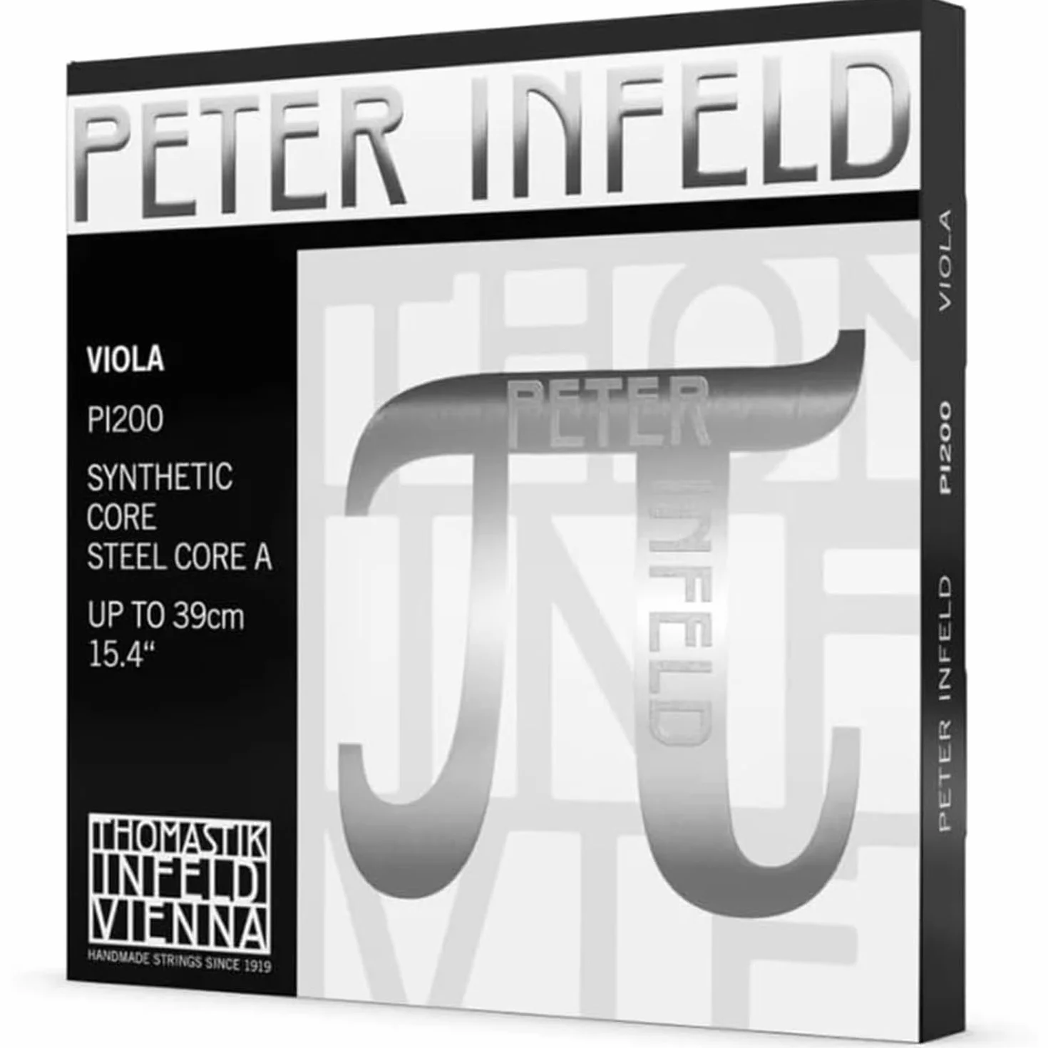 Thomastik 637920 Saiten für Viola PETER INFELD Synthetic Core, Satz 4/4 mittel