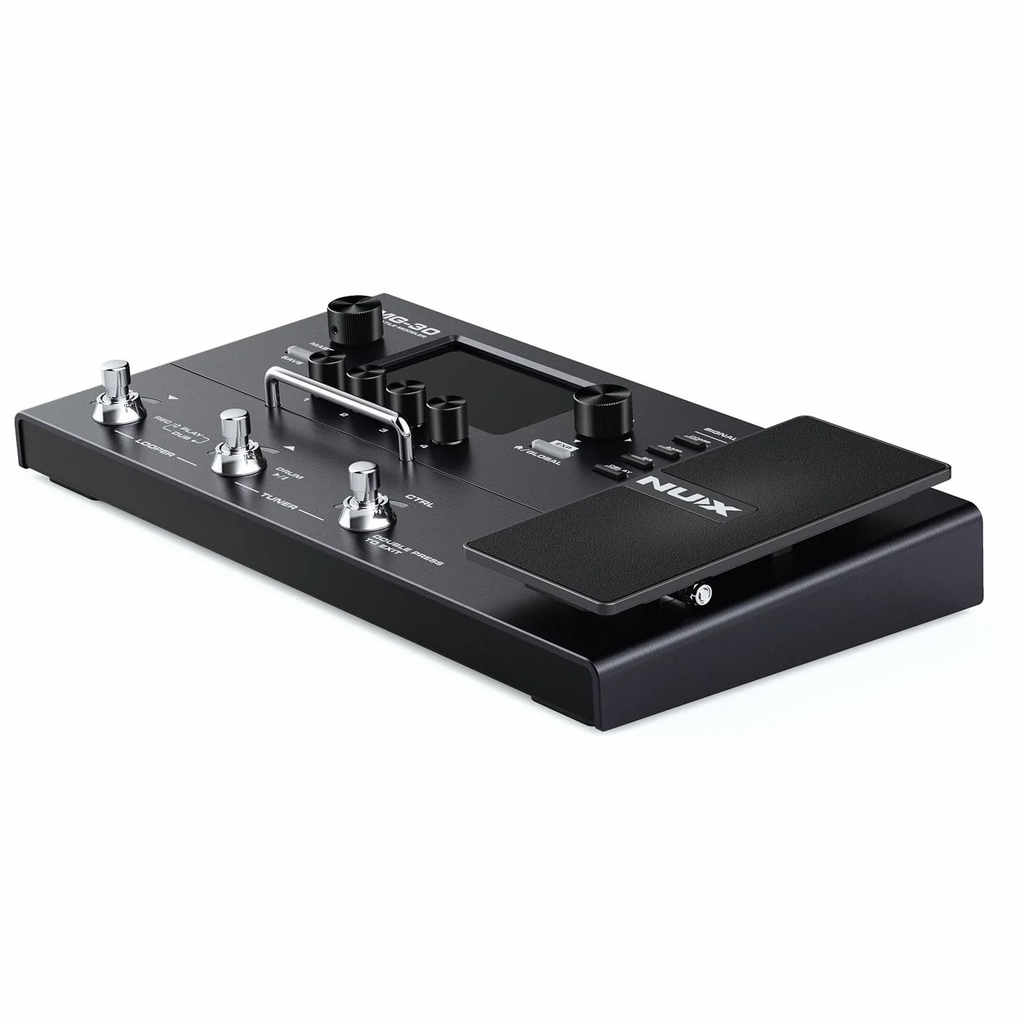 NuX MG-30 Multi-Effects Modeler Pedal, Schwarz