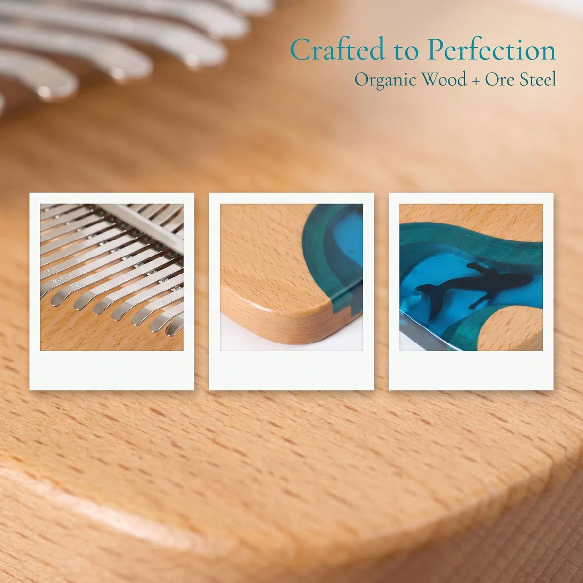 Musfunny Kalimba Daumenklavier 17 Schlüssel: Fingerklaviere Holz Mit Lehrmaterial Stimmhammer- Thumb Piano for Kinder Erwachsene Anfänger