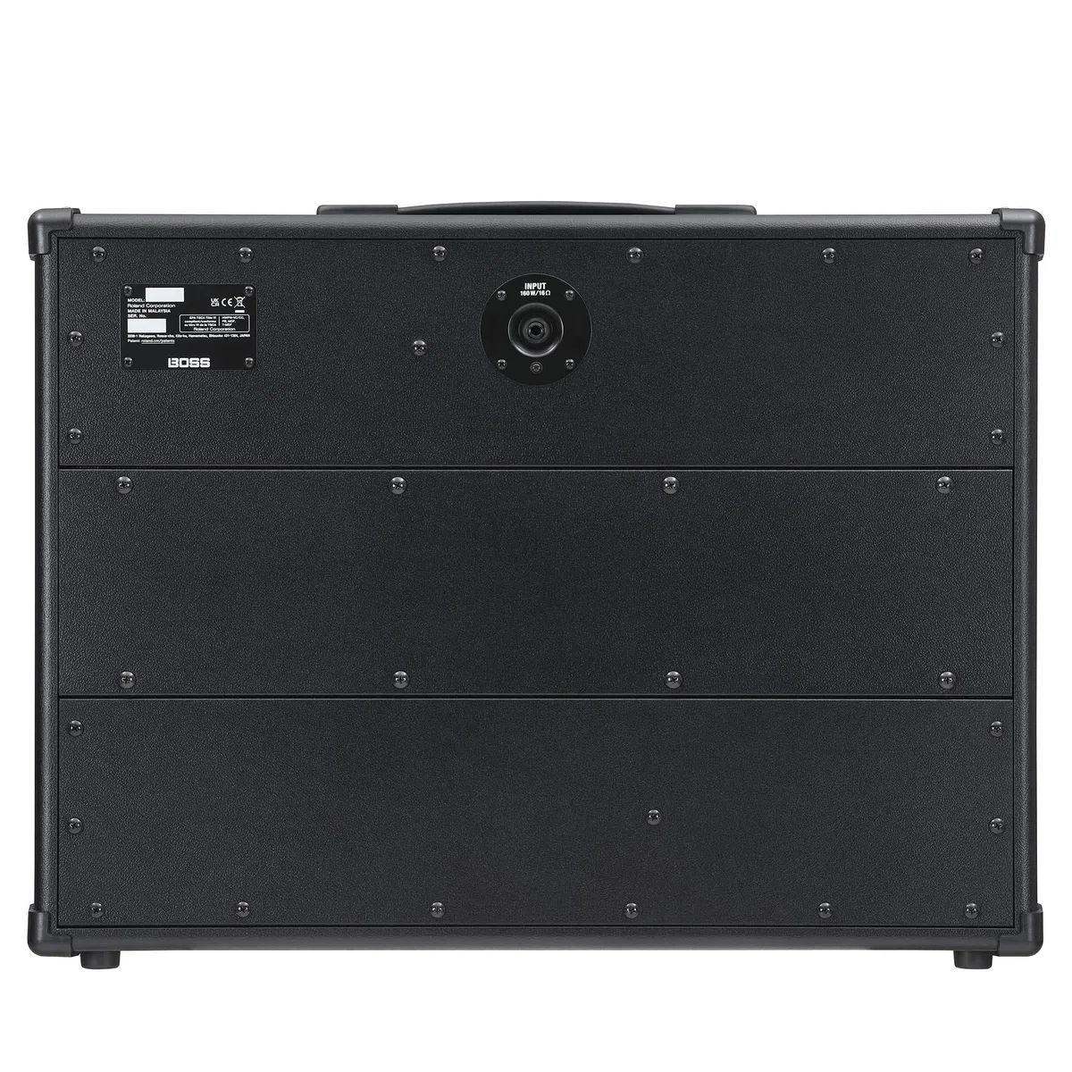 BOSS Katana Cabinet 212 WAZA, Special Edition Katana Lautsprecher-Cabinet mit 2 x 12'' Waza-Lautsprechern, Abgestimmt auf den Katana-Artist MkII Head, 4x12er-Setup durch Stapeln von Zwei Cabinets
