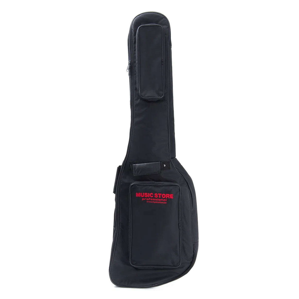 Music Store Deluxe X-Bass Gigbag, Wetterfestes Nylongewebe, 20mm Polsterung, Zubehörfächer, Tasche für Bässe, Thunderbird-Design