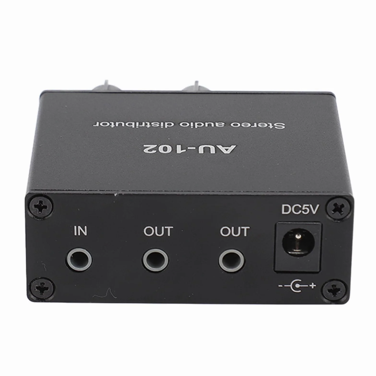Mikrofon-Vorverstärker, 2-Kanal-Audio-Booster, Clean Gain Sound Distributor Verstärker, Mic Gain Booster, Mikrofon-Vorverstärker für Heimstudio, Podcasts, Streaming
