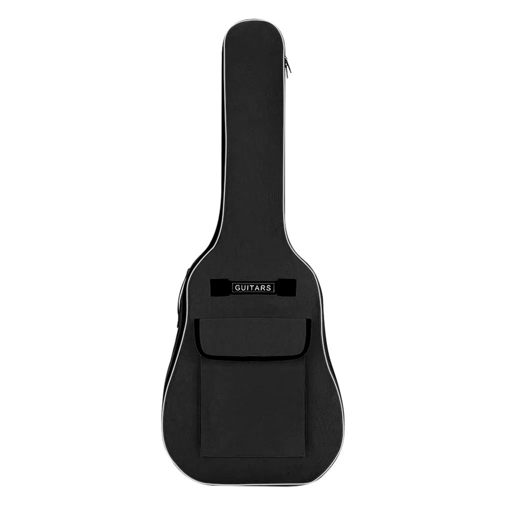IPENNY Gitarrentasche Gepolsterte Wasserdicht Doppelgurte Gitarrenhülle 40 41 Zoll 600D Oxford 5MM Akustikgitarrentasche Gig Bag für Akustikgitarren