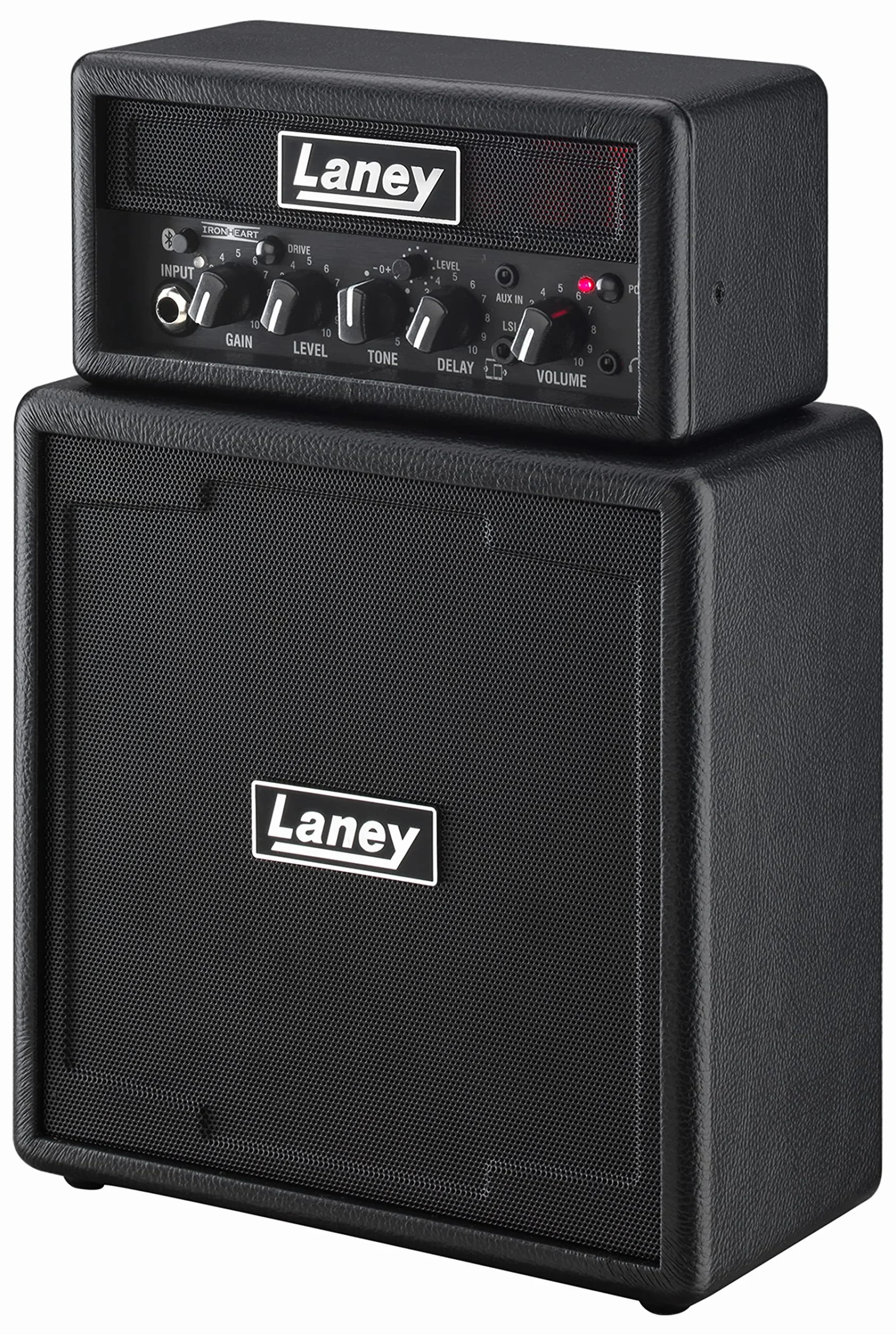 Laney MINISTACK Bluetooth - Batteriebetriebene Gitarren Amp mit Smartphone-Schnittstelle - Ironheart Edition