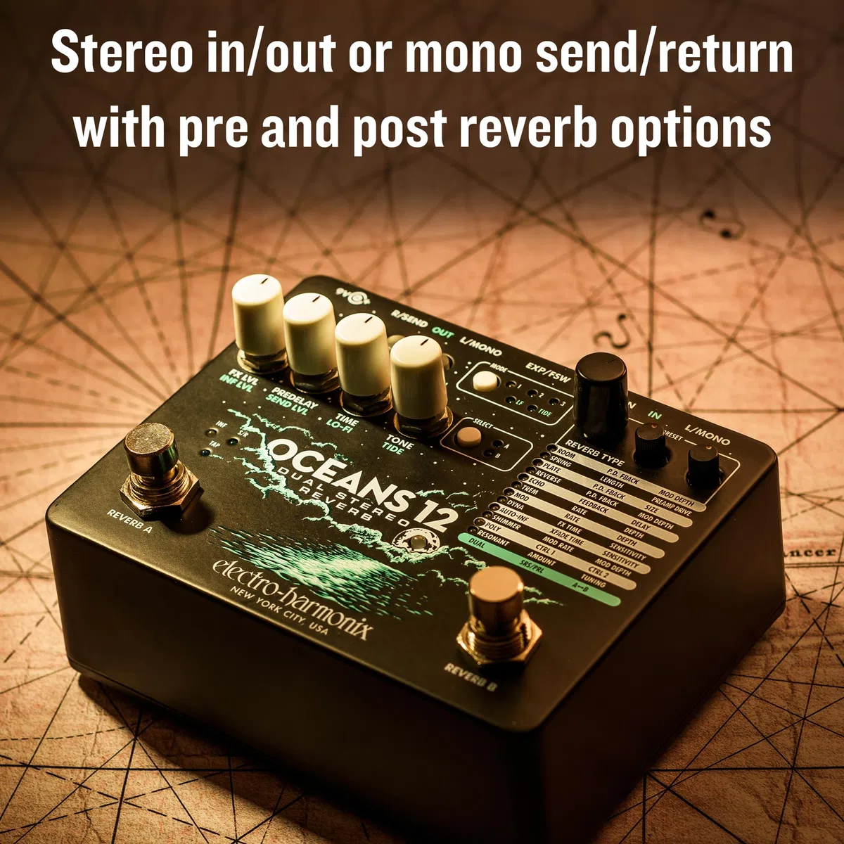 Electro Harmonix Oceans 12 Reverb