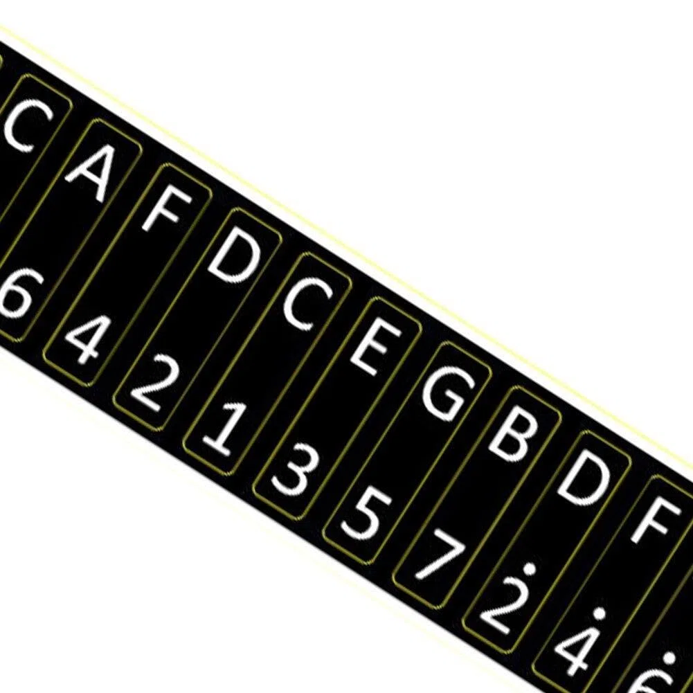 3 Set Kalimba-daumenklavier-notenaufkleber Für Anfänger, Musikalisches Geschenk Und Kalimba-Skala-Aufkleber, Percussion-Dekoration
