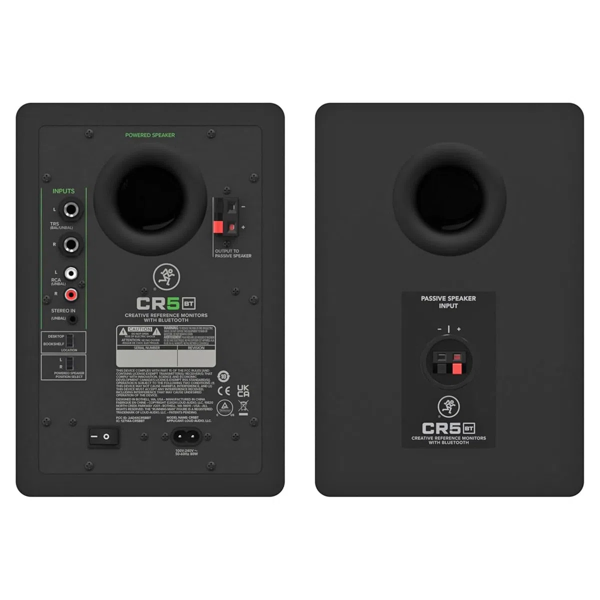 Mackie CR5BT Aktive 2-Wege Studio-Monitore Bluetooth Lautsprecher mit keepdrum Boxenfüße