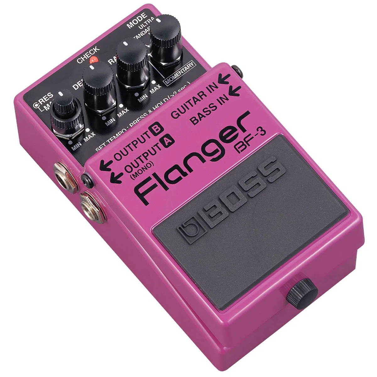 Boss BF-3 Flanger + keepdrum Gitarren-Kabel 3m