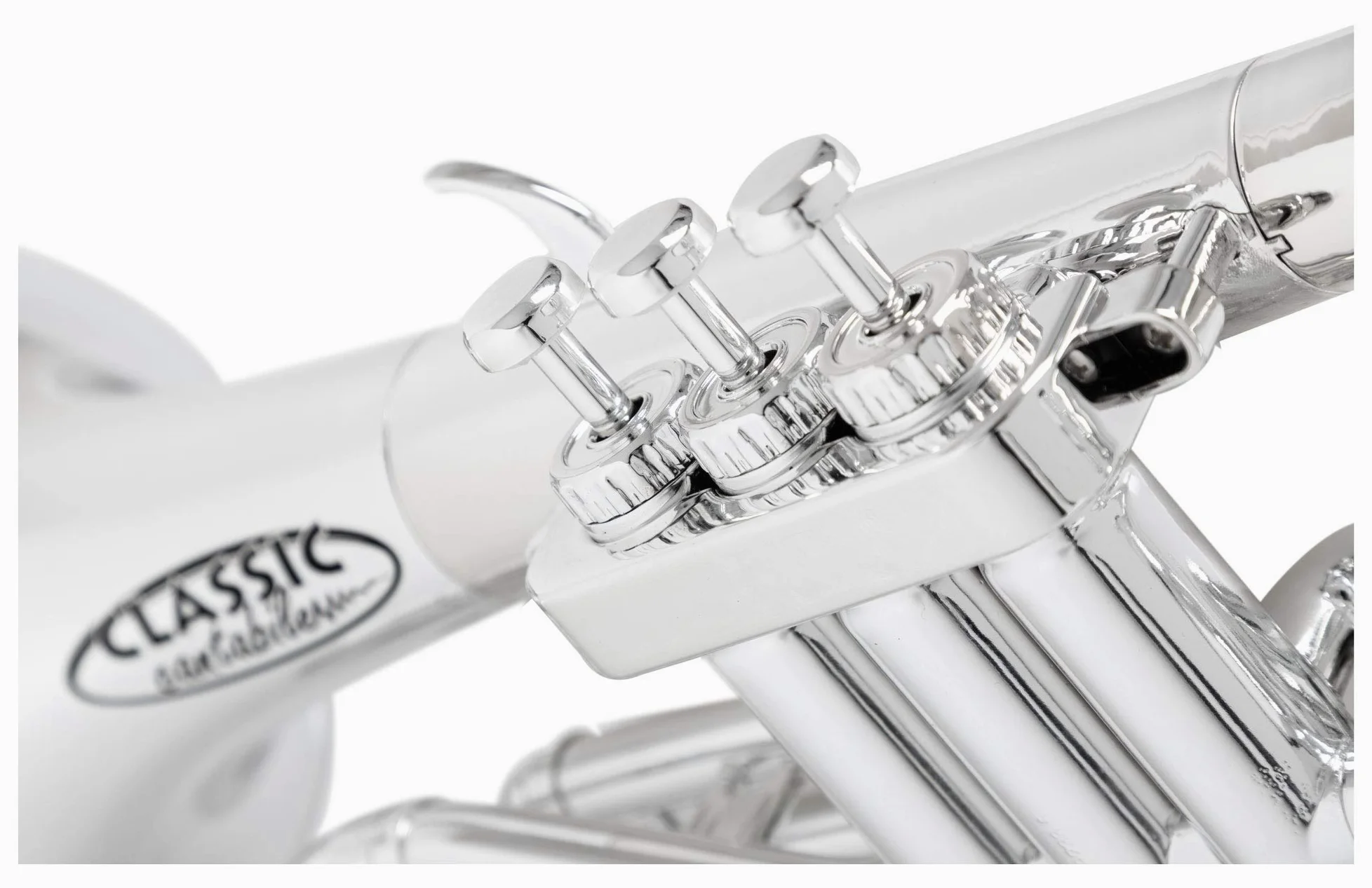 Classic Cantabile MardiBrass ABS Kunststoff Flügelhorn - Perinet-Ventile - 600g leicht - Bohrung: 11,5 mm - inkl. Mundstück und Gigbag - silber
