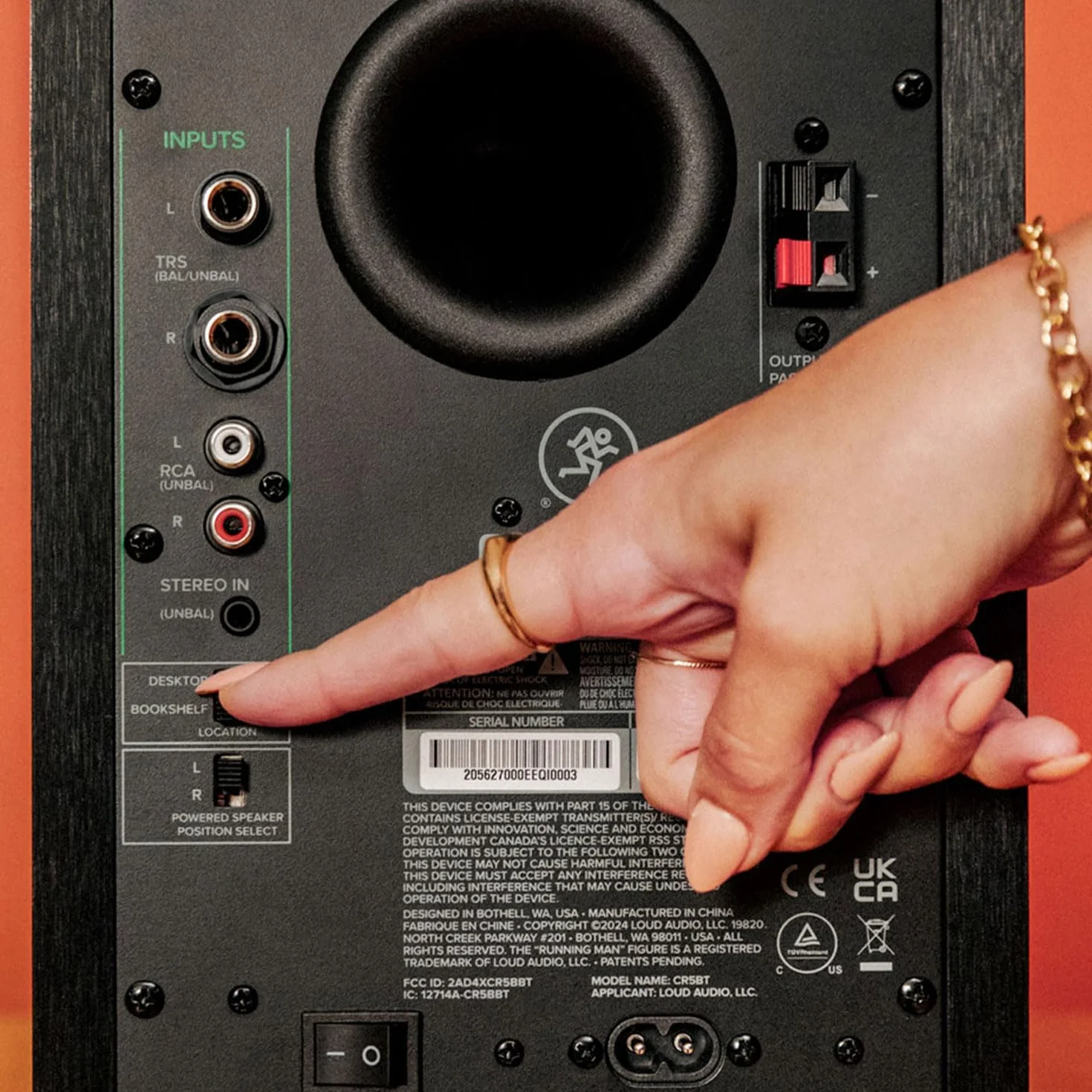 Mackie CR5BT Aktive 2-Wege Studio-Monitore Bluetooth Lautsprecher mit keepdrum Boxenfüße