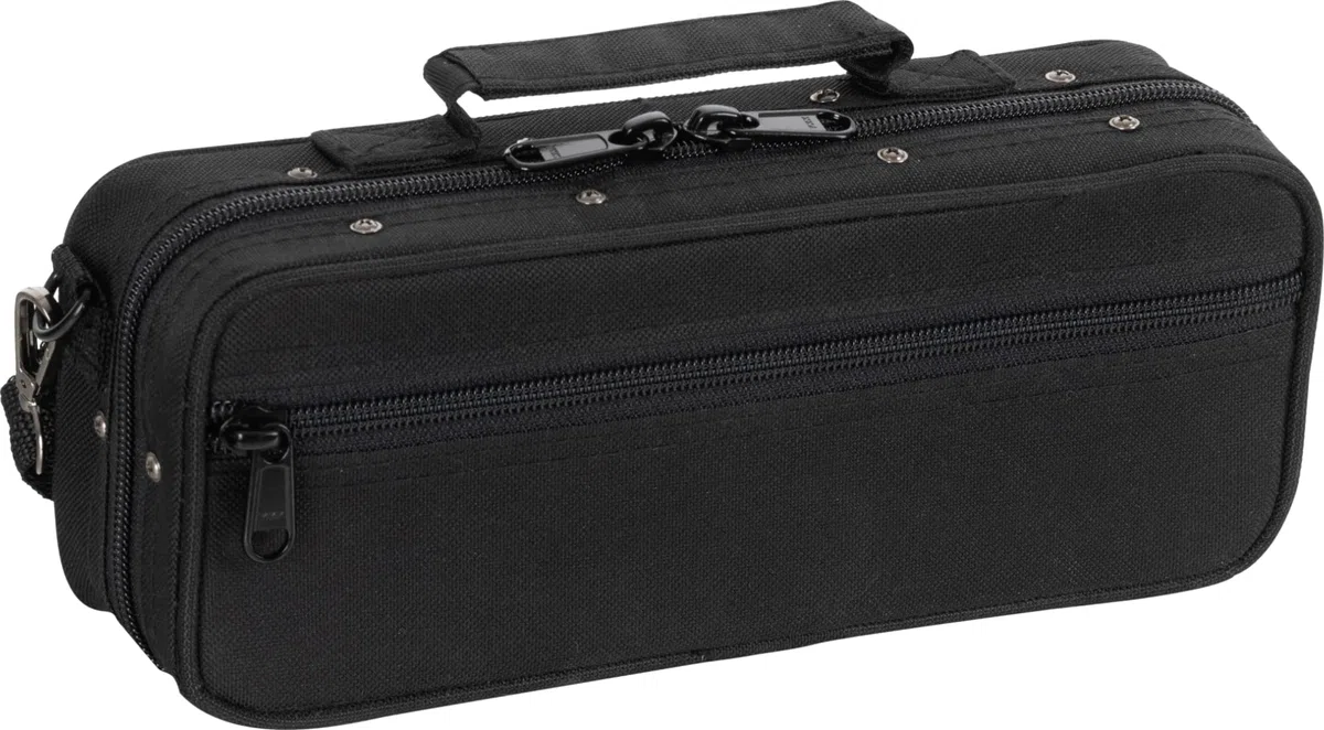 Classic Cantabile PF-300 Piccoloflöte - aus Bakelit - versilberte Neusilber-Mechaniken - inklusive Etui