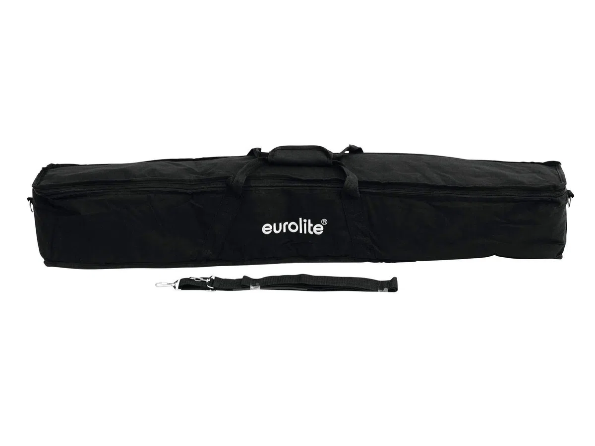 EUROLITE SB-12 Soft-Bag | Praktisches schwarzes Softbag für LED-Leisten (1 m Länge), verstellbare Trennwand