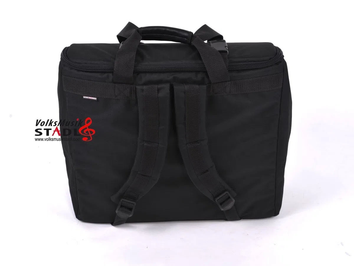 Akkordeon Tasche Rucksack Deluxe-PRO für 72 Bässe, Schwarz
