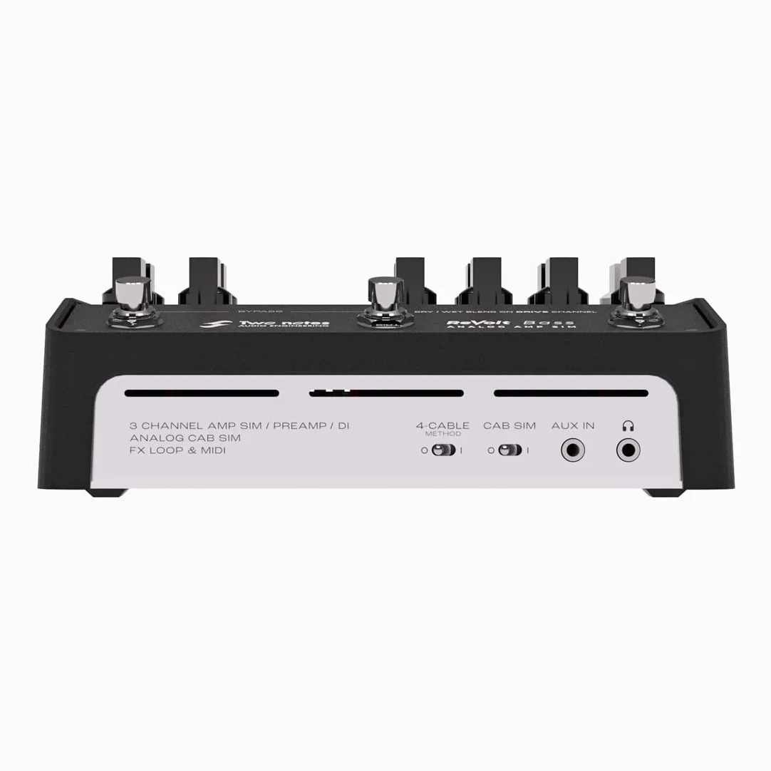 Two Notes ReVolt Bass Preamp Simulator Verstärker + keepdrum Klinkenkabel