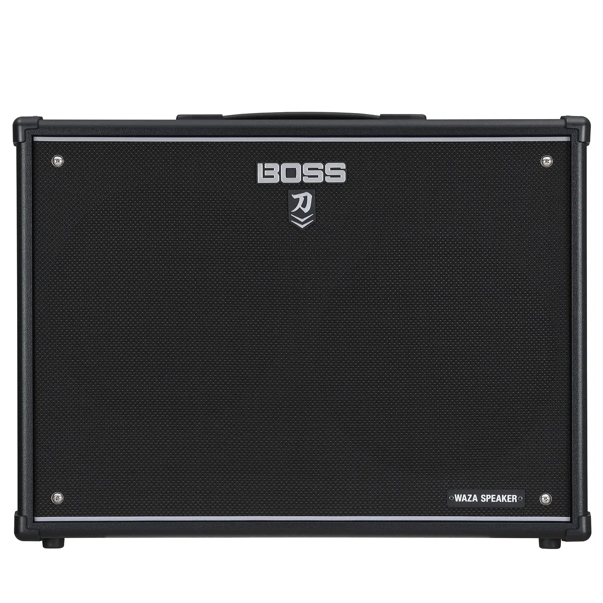 BOSS Katana Cabinet 212 WAZA, Special Edition Katana Lautsprecher-Cabinet mit 2 x 12'' Waza-Lautsprechern, Abgestimmt auf den Katana-Artist MkII Head, 4x12er-Setup durch Stapeln von Zwei Cabinets