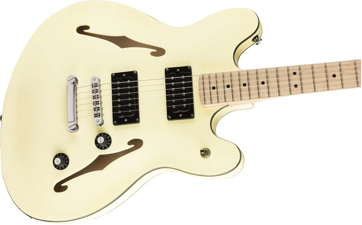 Fender Squier Affinity Starcaster MN OWT E-Gitarre, Inklusive kostenloser virtueller Kurse auf Fender Play