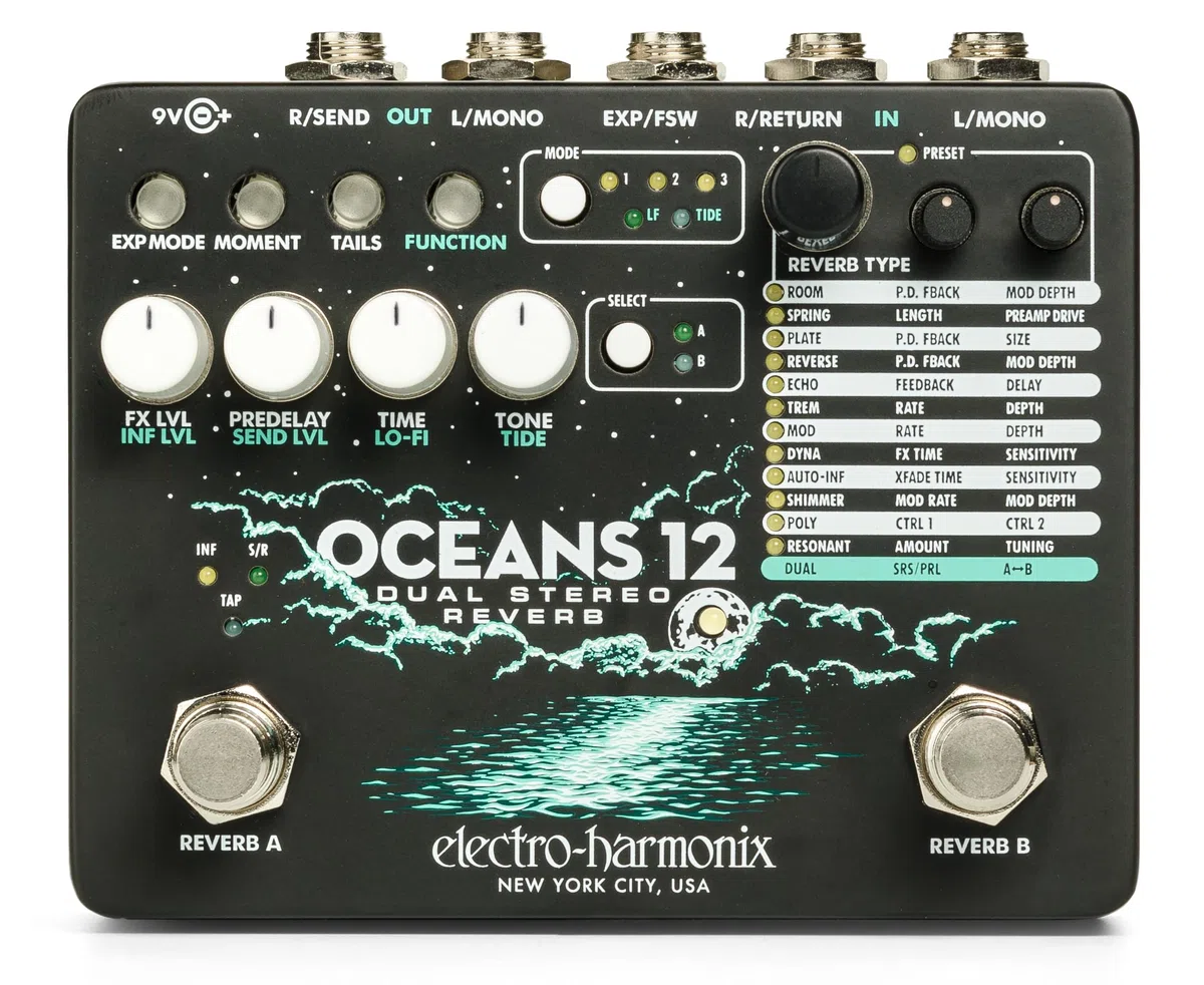 Electro Harmonix Oceans 12 Reverb