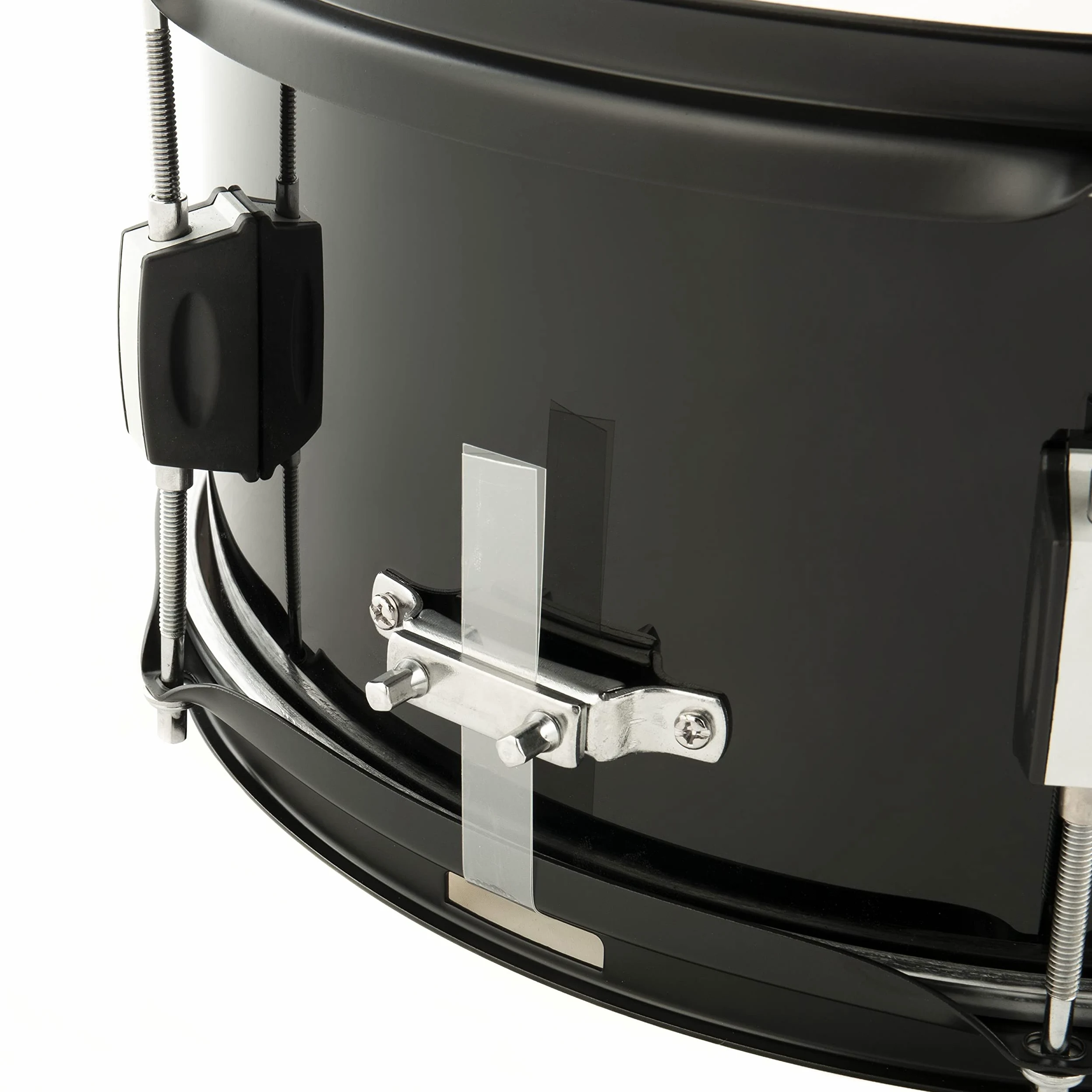 Fame First Step Snare Drum, 14"x6.5", Piano Black, Mischholz Kessel, Robuste Stahlspannreifen, 6 Spannschrauben, Ideal für Anfänger und Musikschulen"
