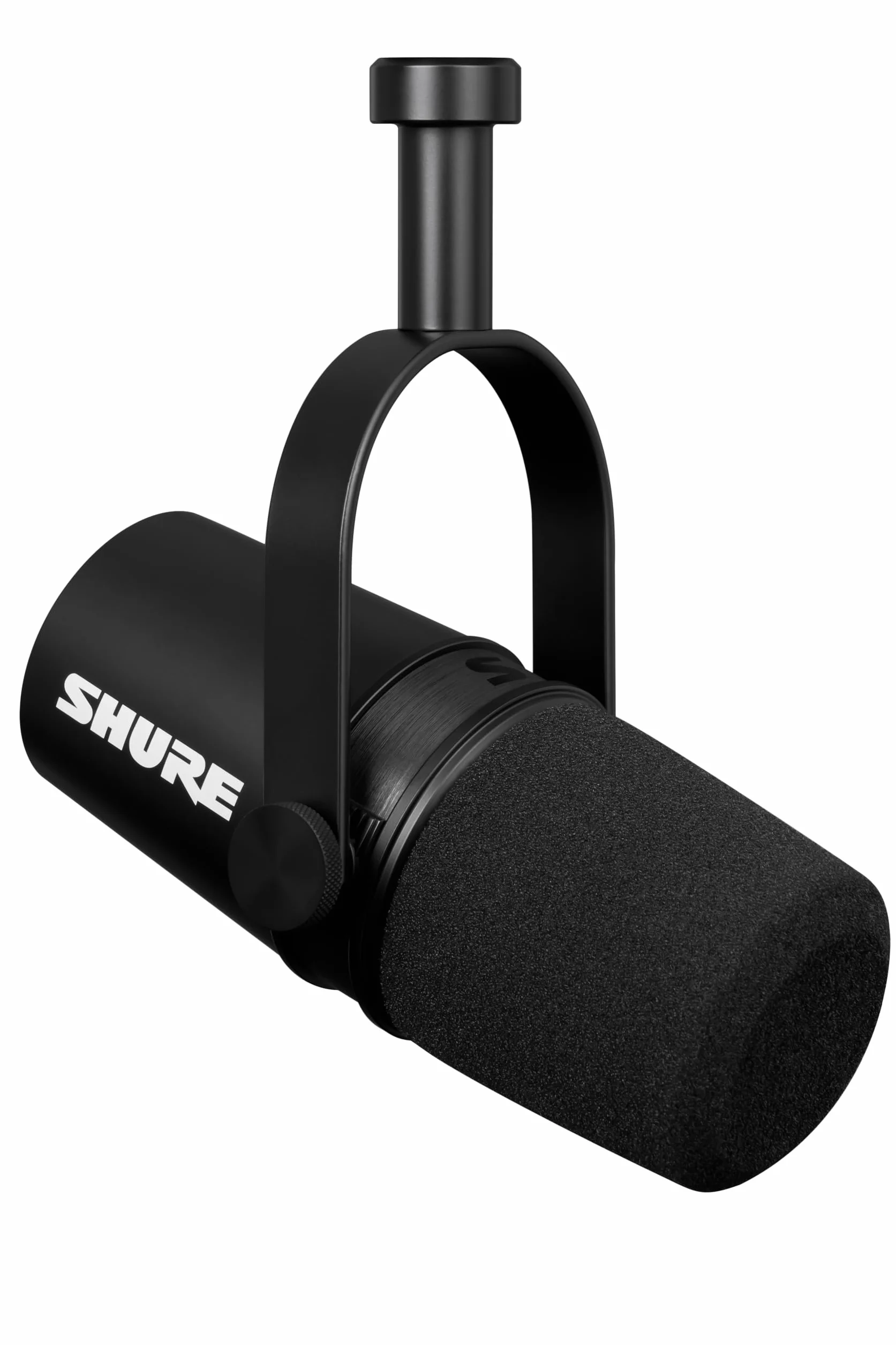Shure MV7X XLR Podcast-Mikrofon – Dynamisches Mikrofon mit professioneller Qualität für Podcasting und Gesangsaufnahmen, Voice Isolation Technologie, Optimierte Frequenz - Schwarz