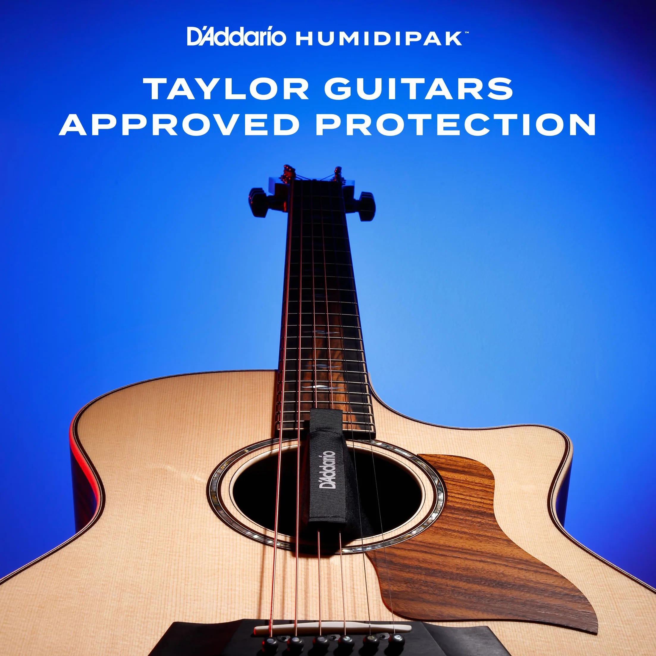 D'Addario Gitarre Luftbefeuchter - Guitar Humidifier - Humidipak Pflegeset - Automatisches Luftfeuchtigkeitskontrollsystem - Wartungsfreies Zweiwege-Luftfeuchtigkeitskontrollsystem für Gitarren