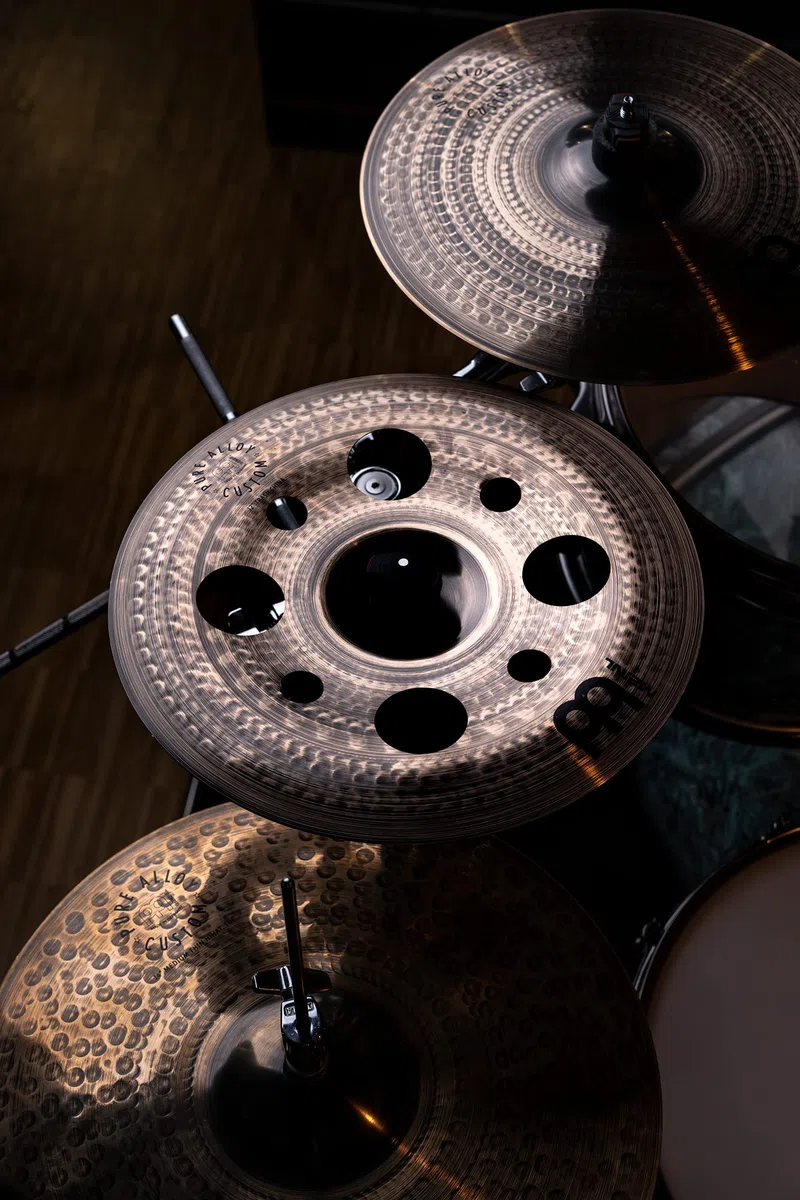 Meinl Cymbals Pure Alloy Custom 30,5 cm Trash China – Rauchbronze/Brillantes Finish – Made in Germany, 2 Jahre Garantie (PAC12TRCH)