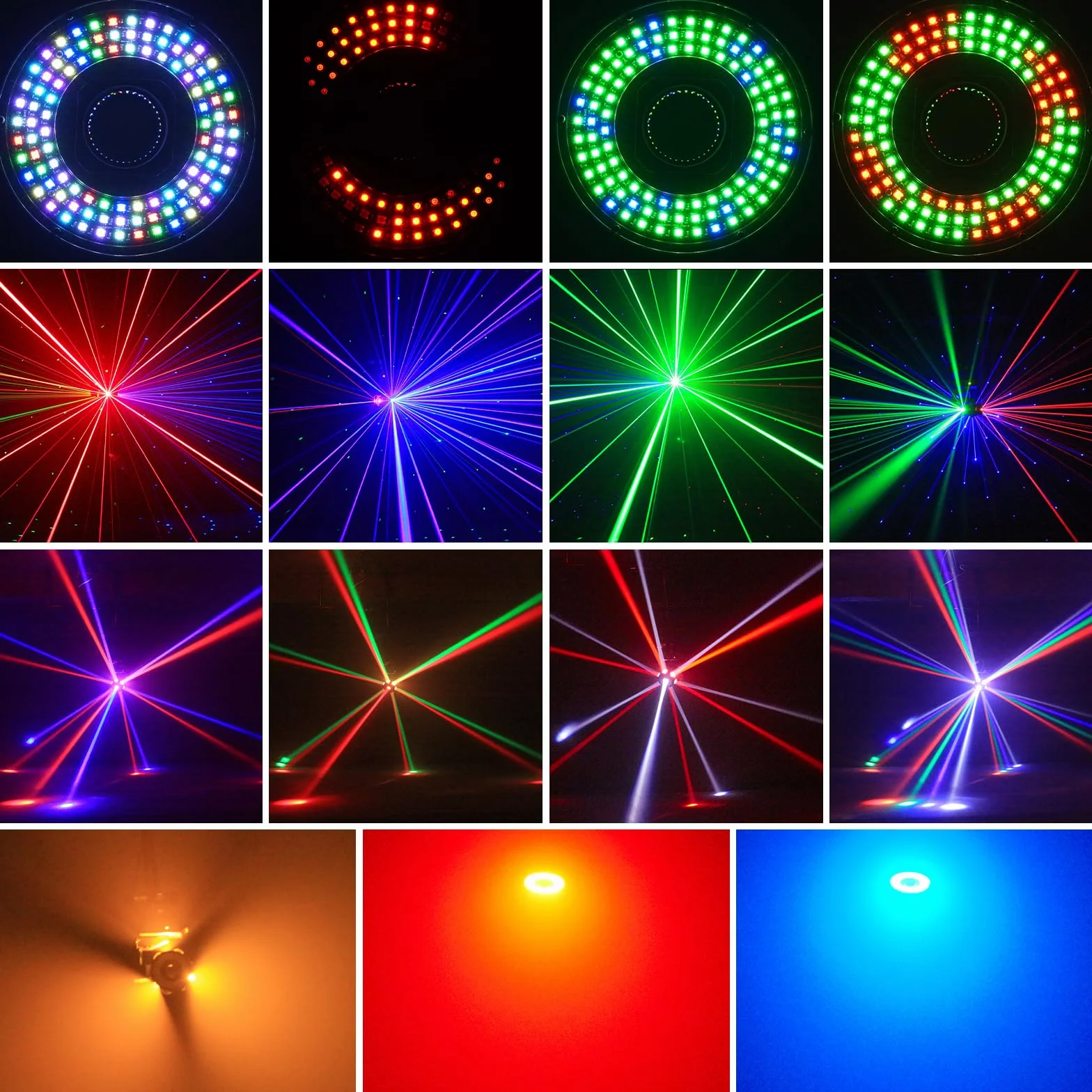 200W Moving Head LED RGBW Beam Discolicht Partylict 19CH/25CH Bühnenlicht für Partykeller Hochzeit Club Bar Scheinwerfer