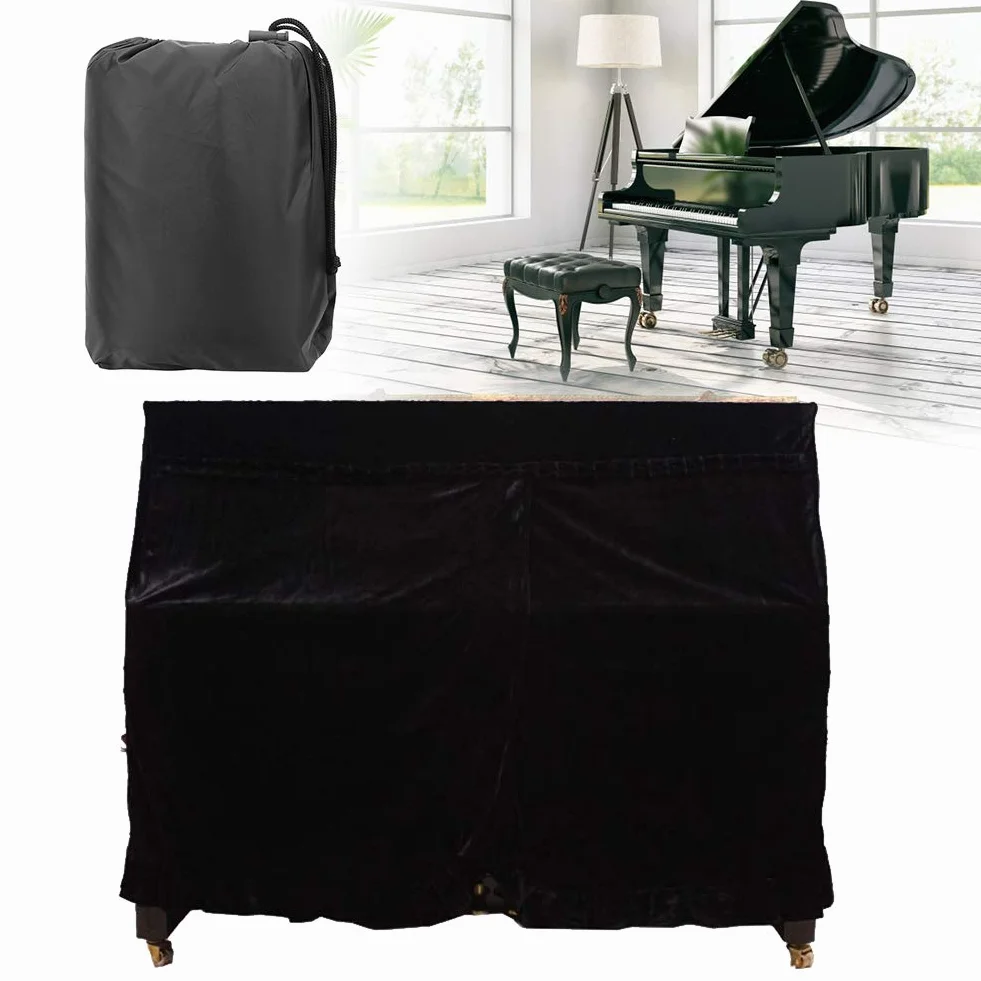 KIMISS Klavierabdeckung Klavierabdeckung Polyester Vollständige Klavierabdeckung Staub-Sonnenschutz Wasserdichtes Tuch Elektrogeräteschutz 153X35X110Cm