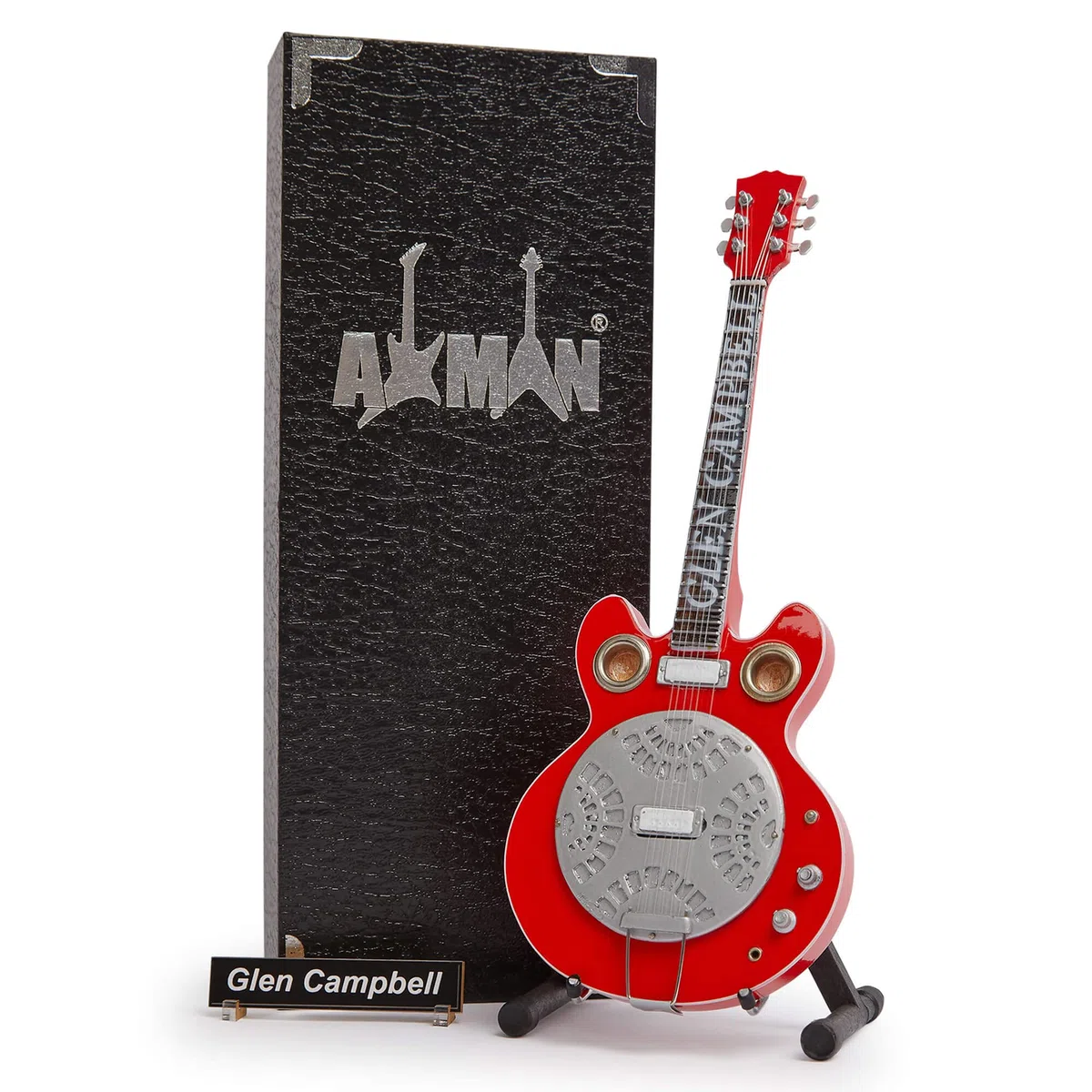 Glen Campbell Custom - Miniatur-Gitarren-Replik – Musikgeschenke – handgefertigte Verzierung
