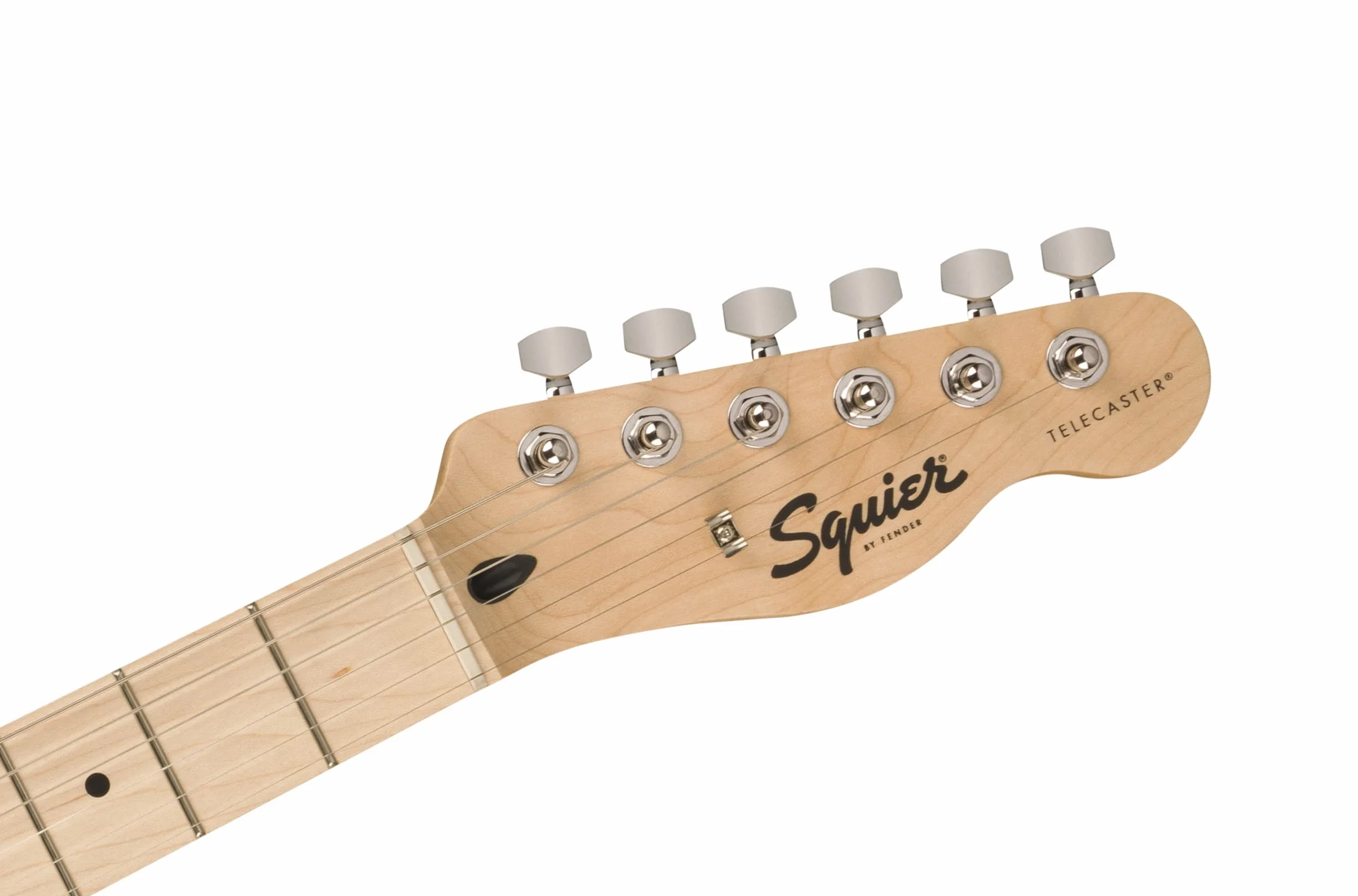 Squier by Fender Sonic Telecaster, E-Gitarre, Ahorngriffbrett, Schwarze Schlagplatte, Butterscotch Blonde, Inklusive kostenloser virtueller Kurse auf Fender Play