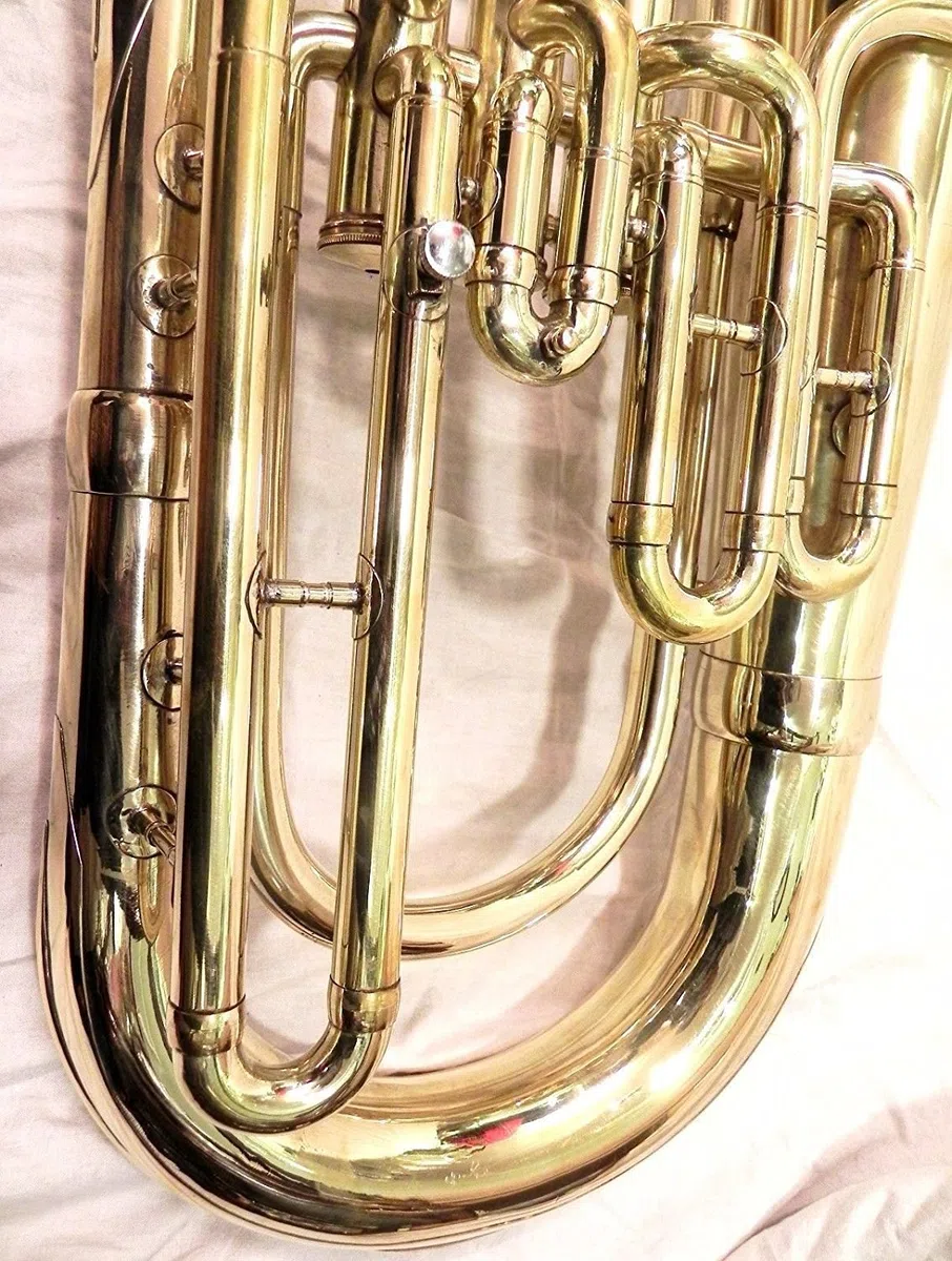 Euphonium Messing polnischen 3 Ventil Euphonium Tuba & Mund Stück mit Tragetasche by sonorous