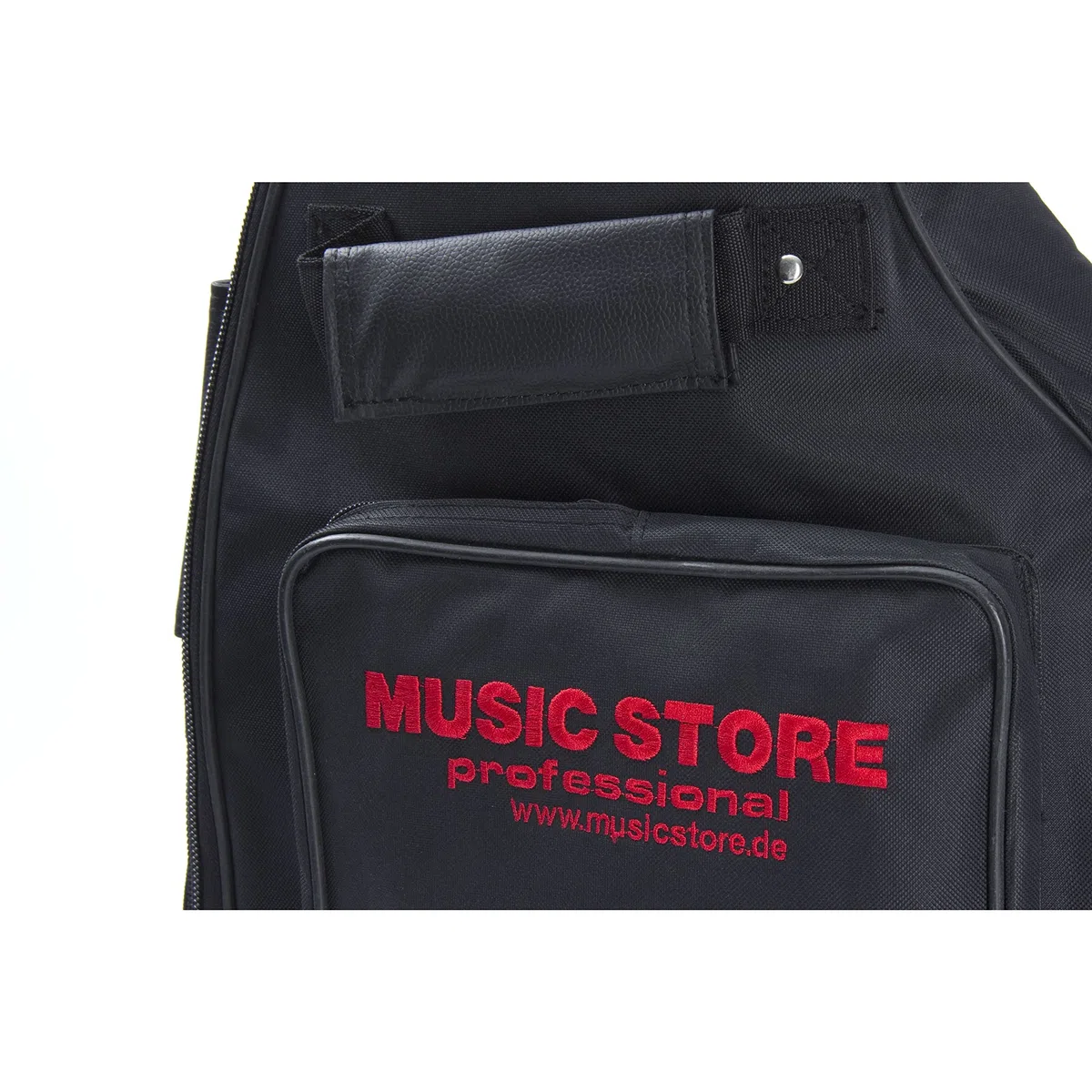 Music Store Deluxe X-Bass Gigbag, Wetterfestes Nylongewebe, 20mm Polsterung, Zubehörfächer, Tasche für Bässe, Thunderbird-Design