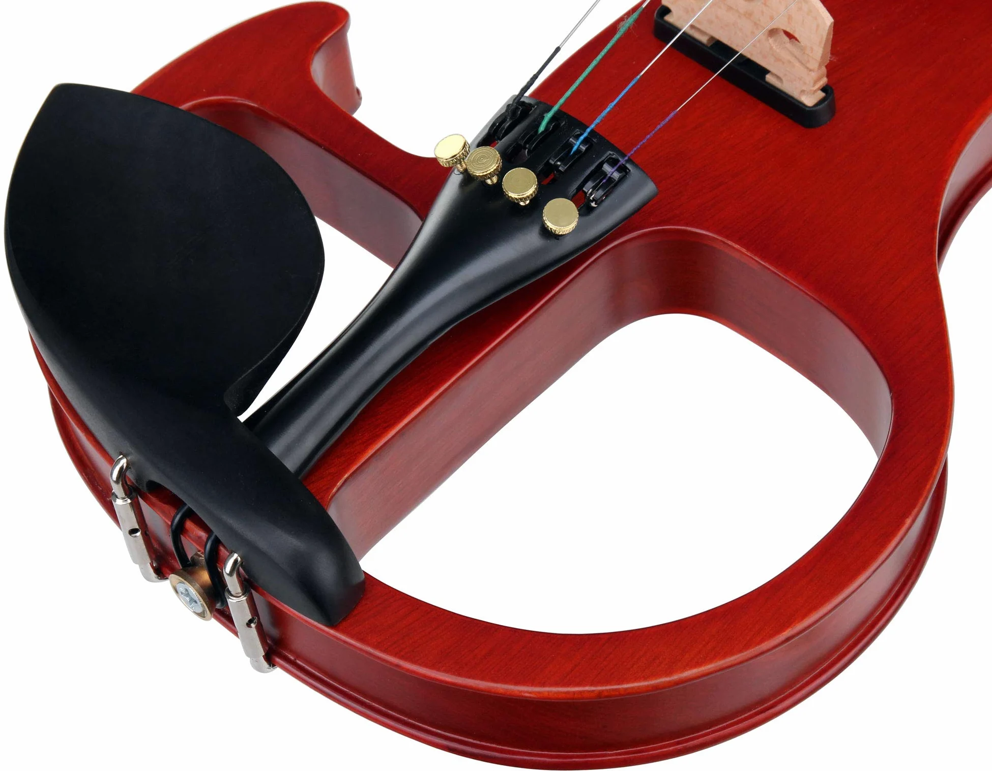 Classic Cantabile EV-90 E-Violine (E-Geige mit Tonabnehmer, Fichte/Ahorn/Ebenholz) natur matt
