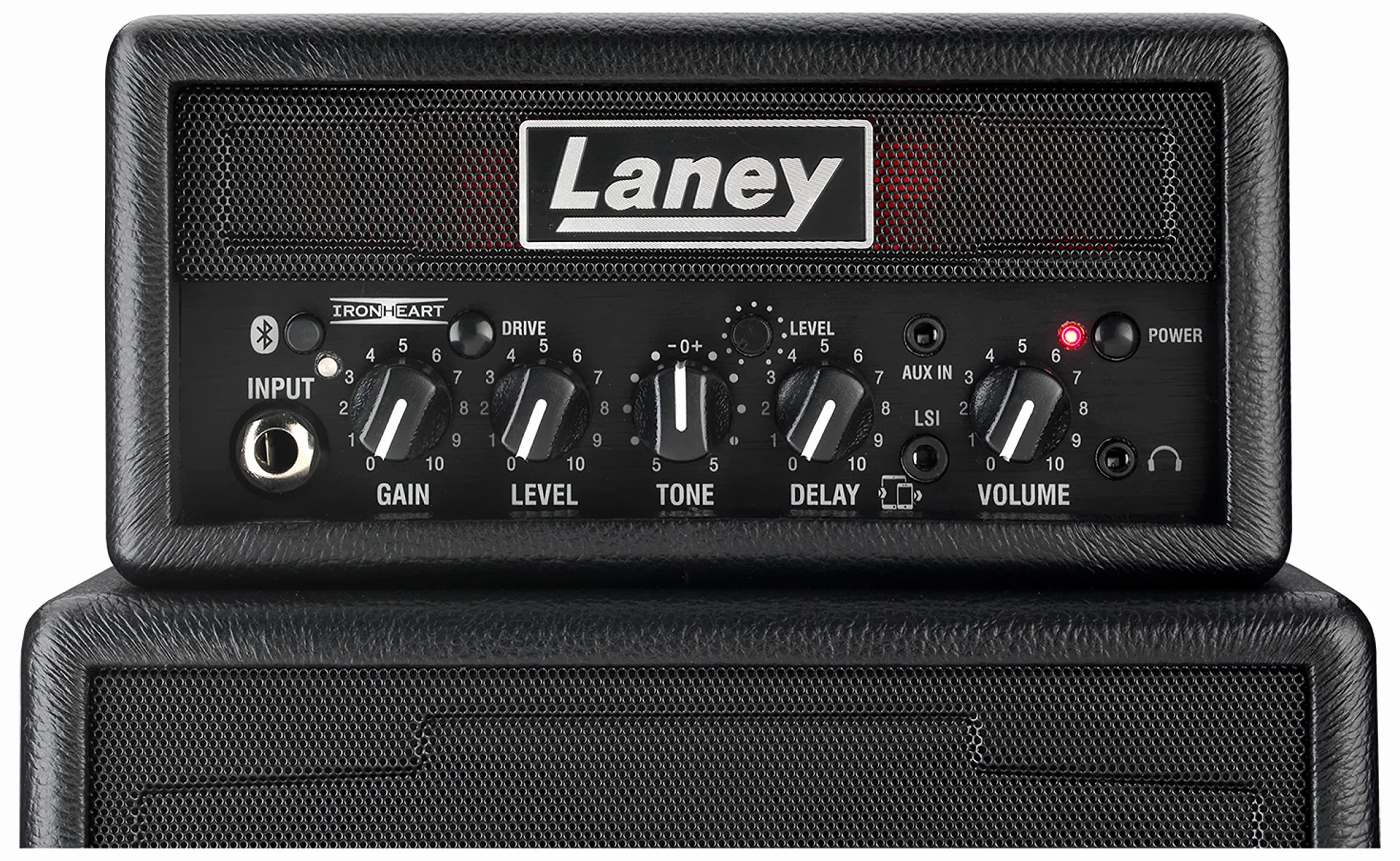 Laney MINISTACK Bluetooth - Batteriebetriebene Gitarren Amp mit Smartphone-Schnittstelle - Ironheart Edition