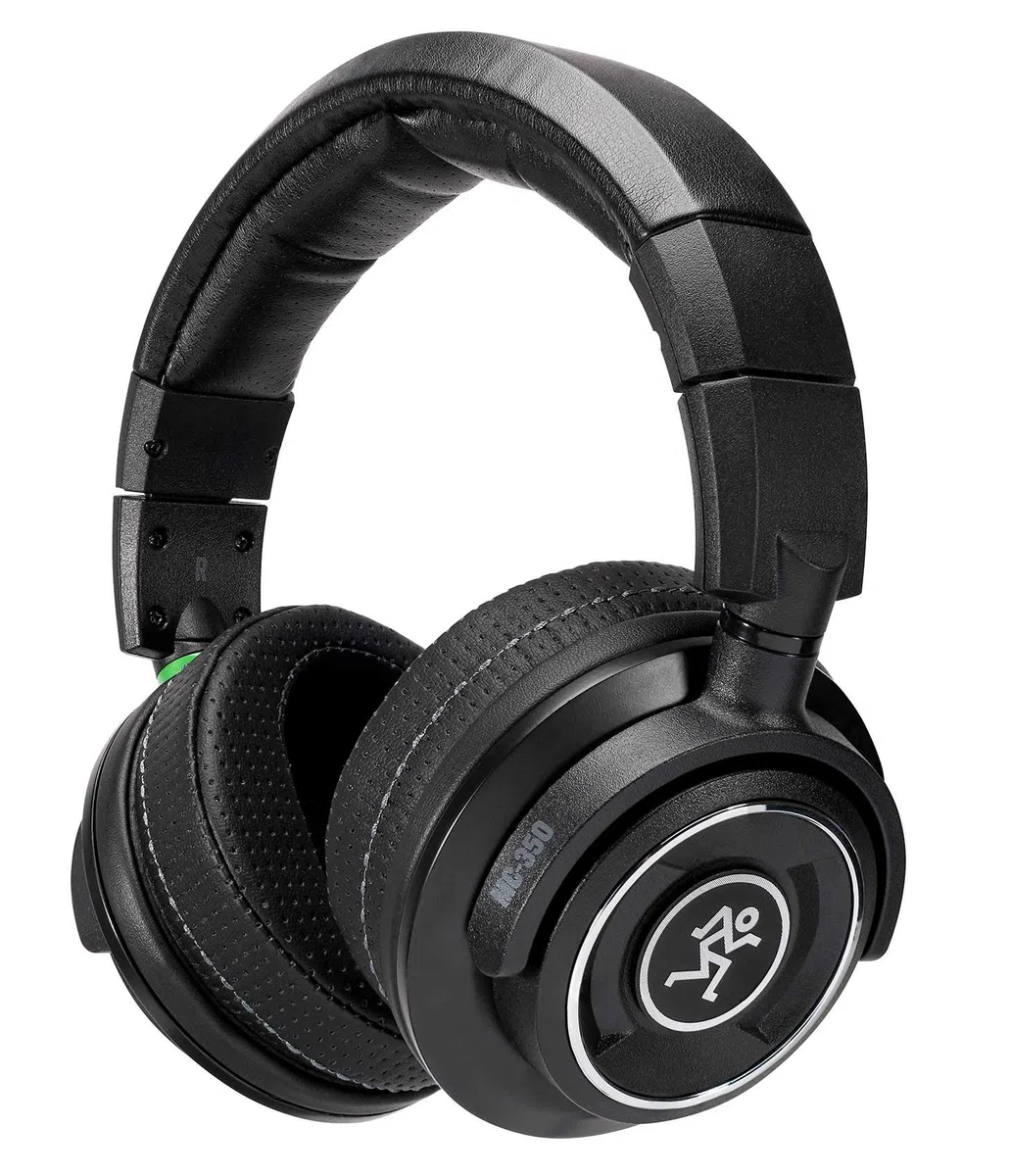 Mackie MC-350 professioneller geschlossener Over-Ear-Kopfhörer mit 50 mm Wandlern für das Studio-Monitoring, DJs, Content-Produktion und den Musikgenuss zuhause