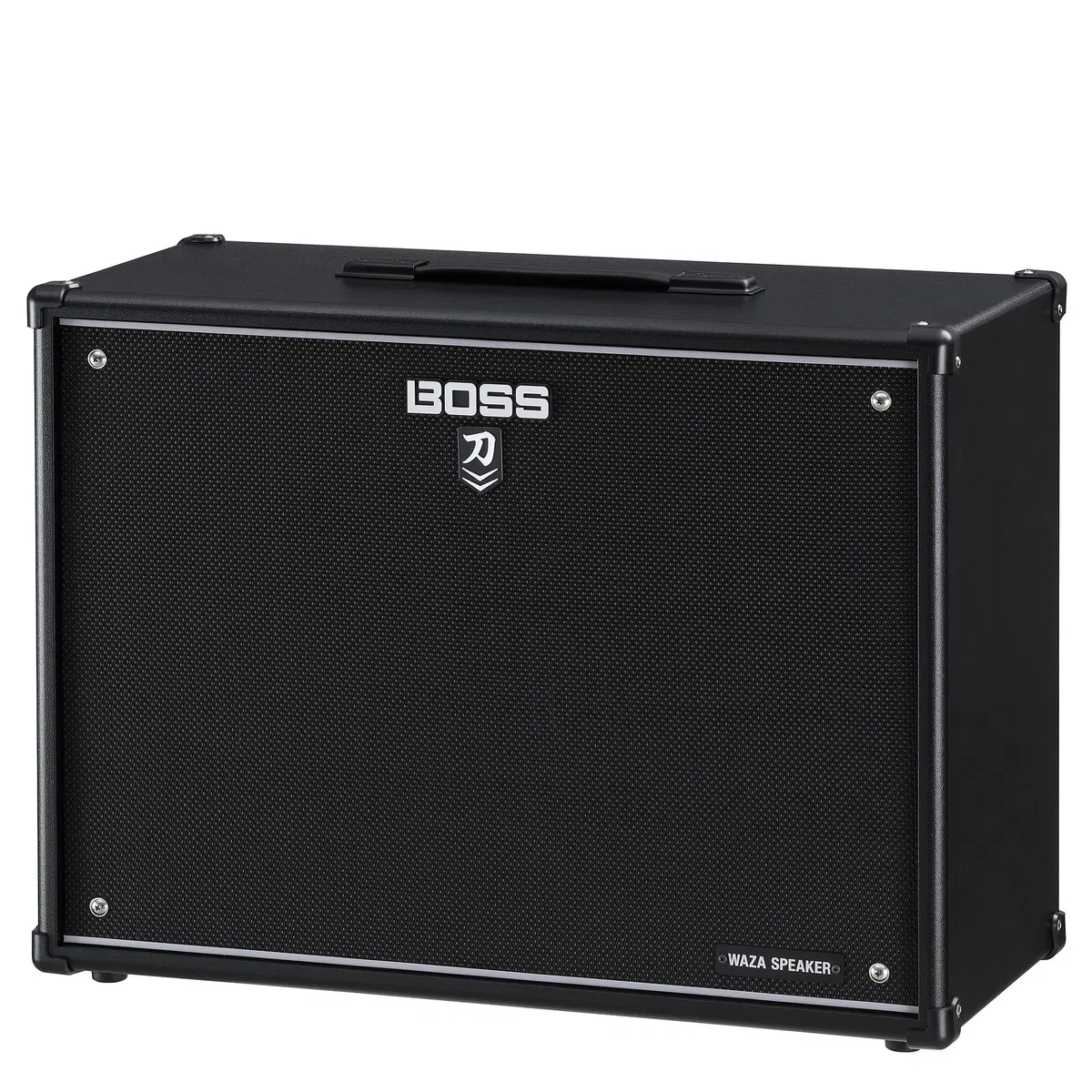 BOSS Katana Cabinet 212 WAZA, Special Edition Katana Lautsprecher-Cabinet mit 2 x 12'' Waza-Lautsprechern, Abgestimmt auf den Katana-Artist MkII Head, 4x12er-Setup durch Stapeln von Zwei Cabinets