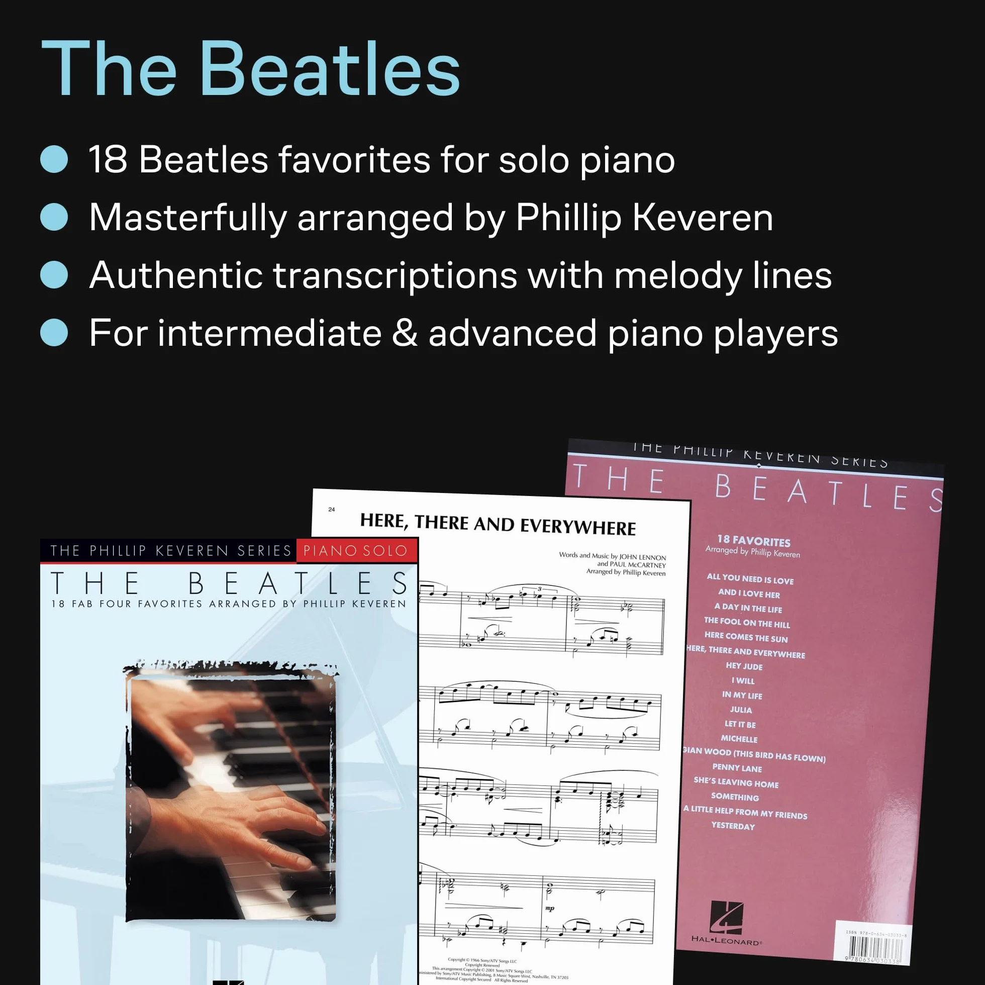 Beatles Piano Solo (Keveren): Noten für Klavier: Arr. Phillip Keveren the Phillip Keveren Series Piano Solo: Arr. Phillip Keveren the Phillip Keveren Series Piano Solo Nfmc 2024-2028 Selection