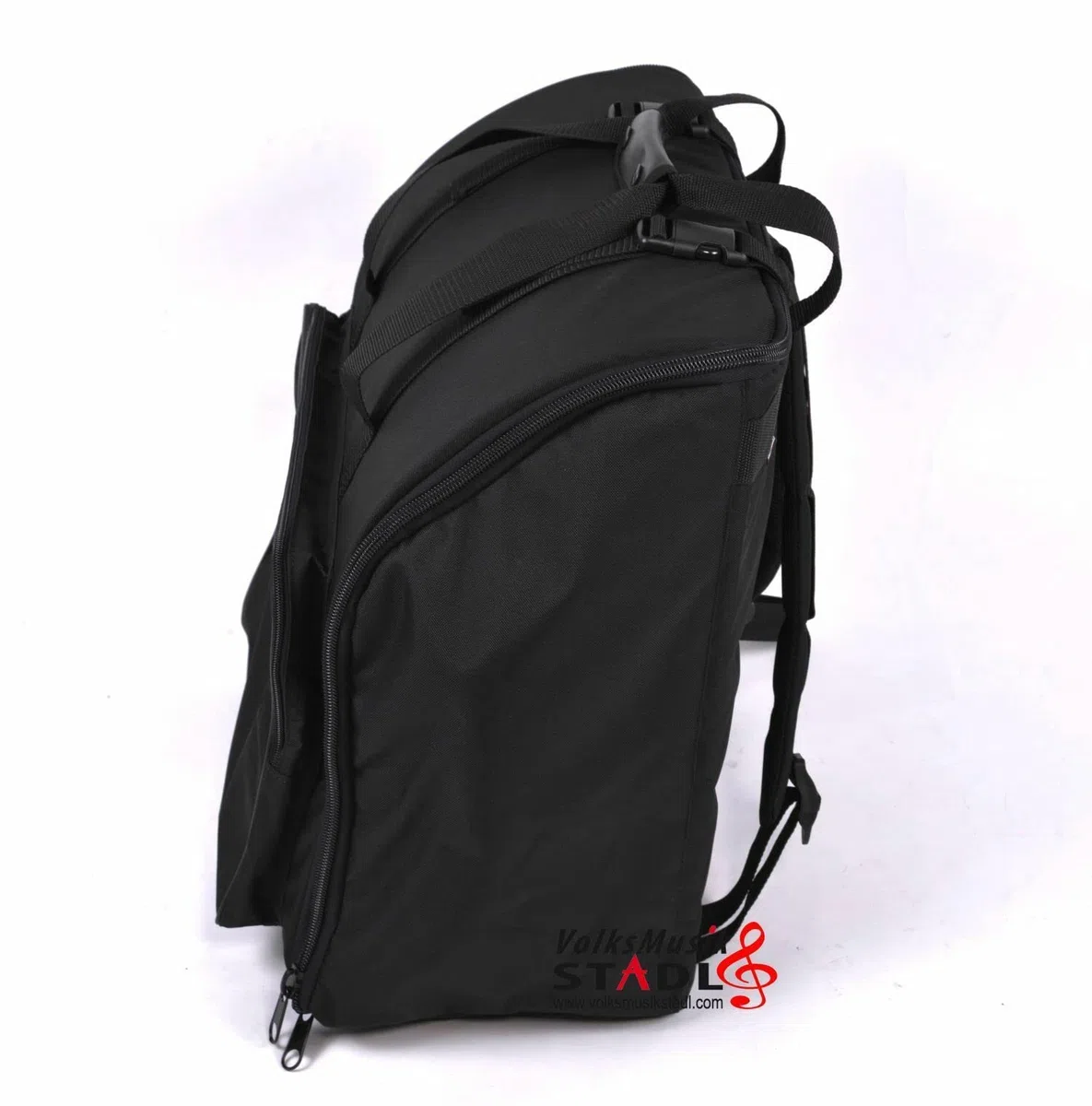 Akkordeon Tasche Rucksack Deluxe-PRO für 72 Bässe, Schwarz