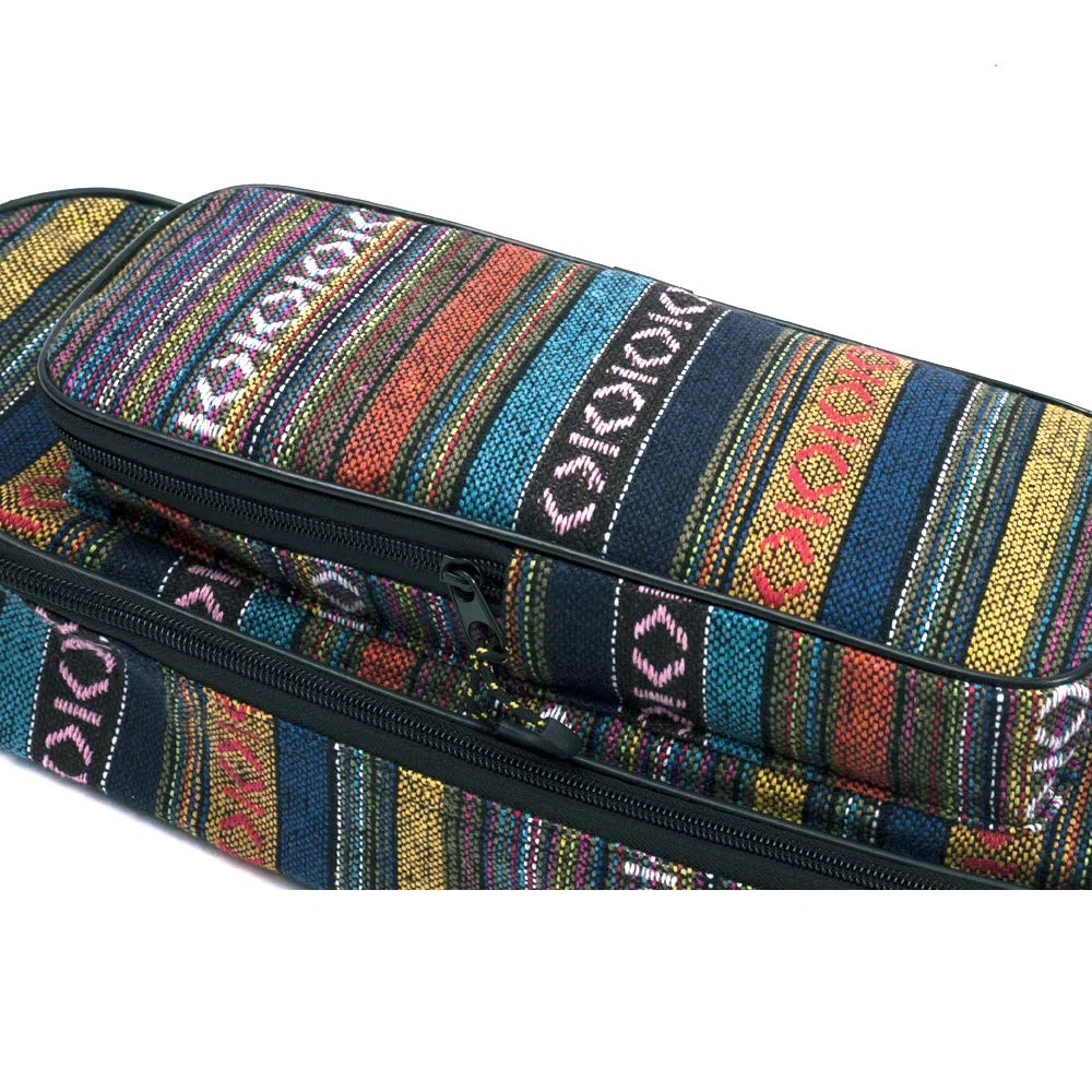 Glenmi 40 41 Zoll Akustikgitarrenkoffer Gigbag Mit 3D-Taschen, Gitarrentasche mit Nackenschutz-Kissenauflage, Bohemian Style Gitarrenkoffer, 12 mm Schwamm gepolstert