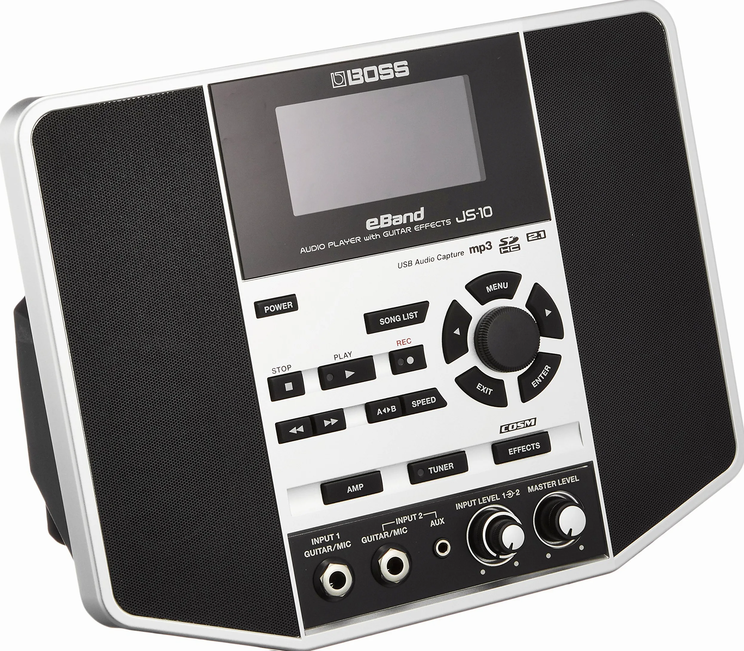 BOSS JS-10 Audio Player mit BOSS Gitarreneffekten, 2.1-Kanal-Soundsystem & erweiterter Sound-Bibliothek