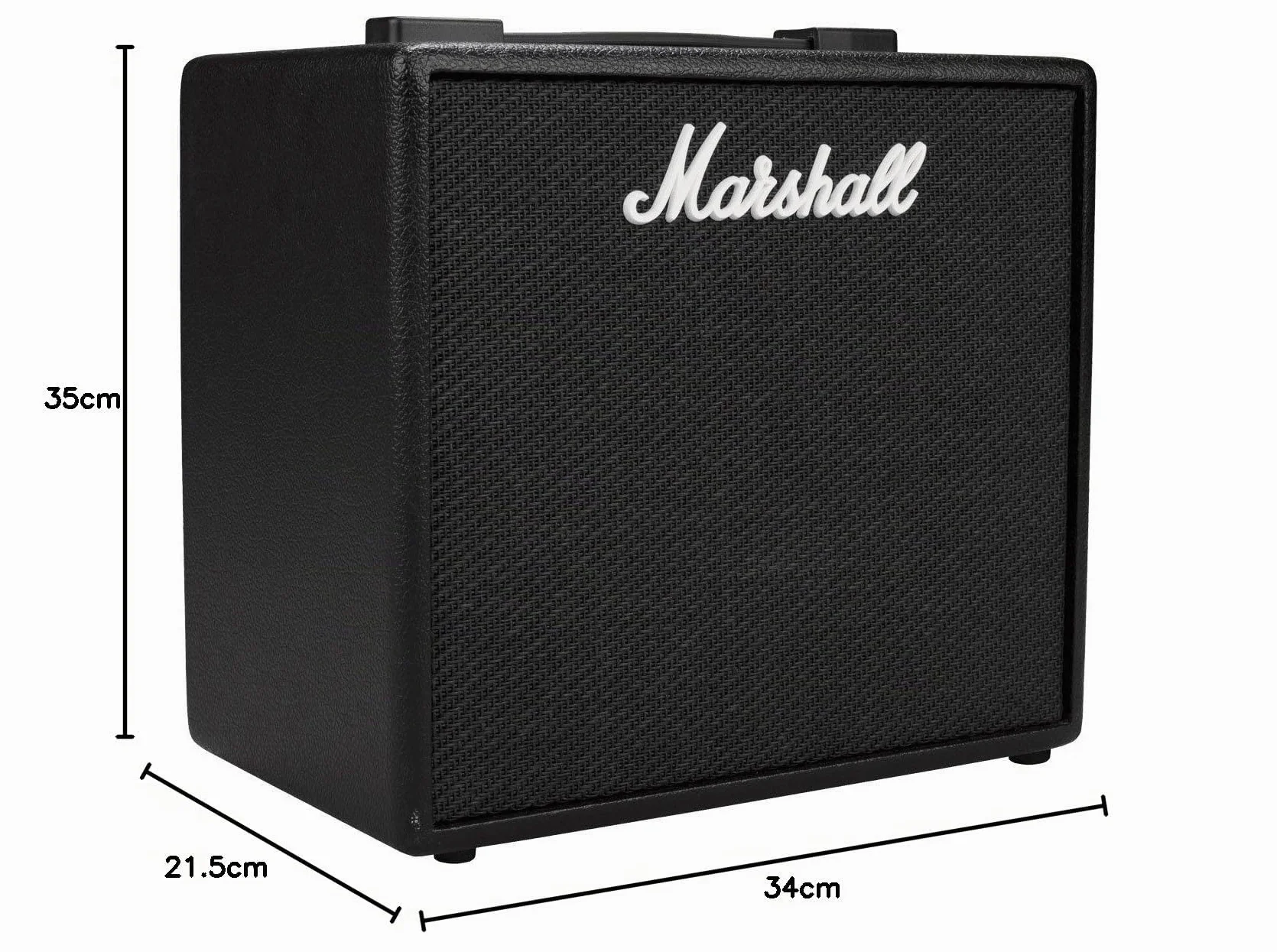 Marshall Code 25 C 25 W schwarz – Lautsprecher (Boden, schwarz), CODE25