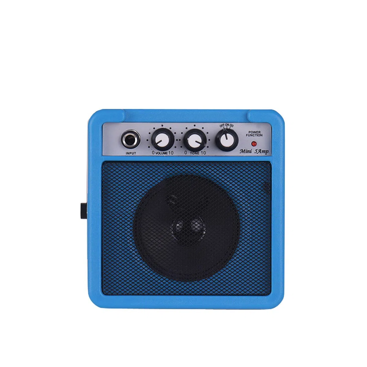 Dilwe Gitarrenverstärker Mini, 5W Overdrive Funktion, Portable Design, hochwertiger Klang für Reisende Musiker, Gitarrenspieler, Hobbyisten und Lernen.