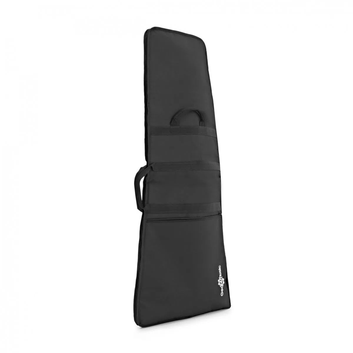 Gear4Music Gigbag für E-Gitarre mit gepolstertem Innenraum, schwarz