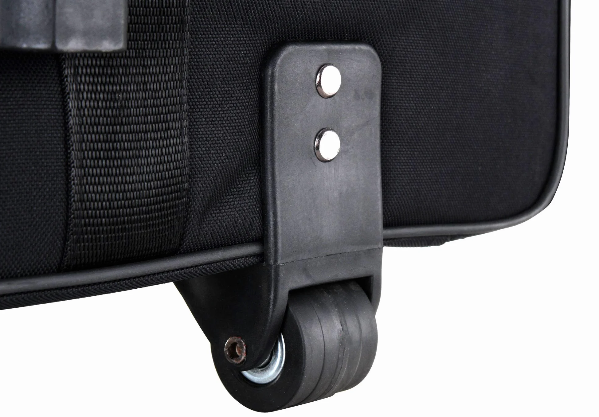 Alpenklang 96-Bass Akkordeon Koffer/Trolley (Akkordeontrolley, Holzkern, Plüsch-Polsterung, 53 x 50 x 30cm, festes wasserabweichendes Oberflächenmaterial) schwarz