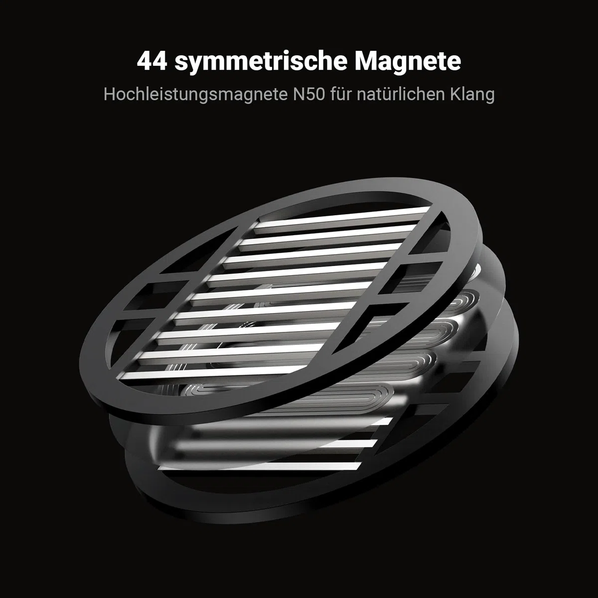 Fosi Audio i5 Open-Back Planar Magnetic Over-Ear Kopfhörer mit 97mm Ultra-Großmembran, CNC Metall & Walnussholz, Audiophiler kabelgebundener Studiokopfhörer für Multi-Source Geräte