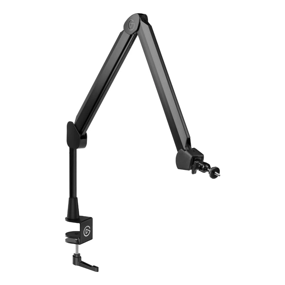 Elgato Wave Mic Arm High Rise, Broadcasting-Boomarm | Kabelkanäle, Tischklemme, 1/4"-Adapter, voll einstellbar, für Podcast, Streaming, Gaming, Home Office