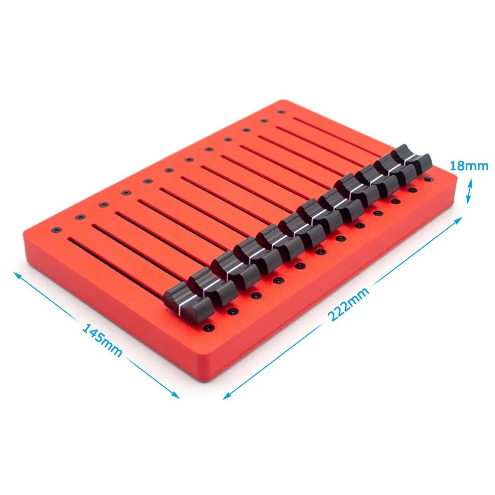 Toplionace EM-12F 12-Kanal Fader MIDI Controller mit 10cm Hochpräzisen Fadern und USB-Plug-&-Play Funktion