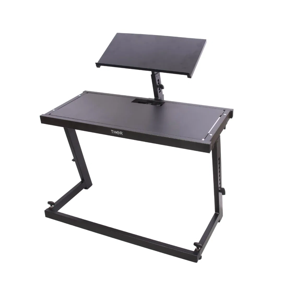 DJ Deck Stand Controller/Mixer/Laptop Workstation mit Tragetasche