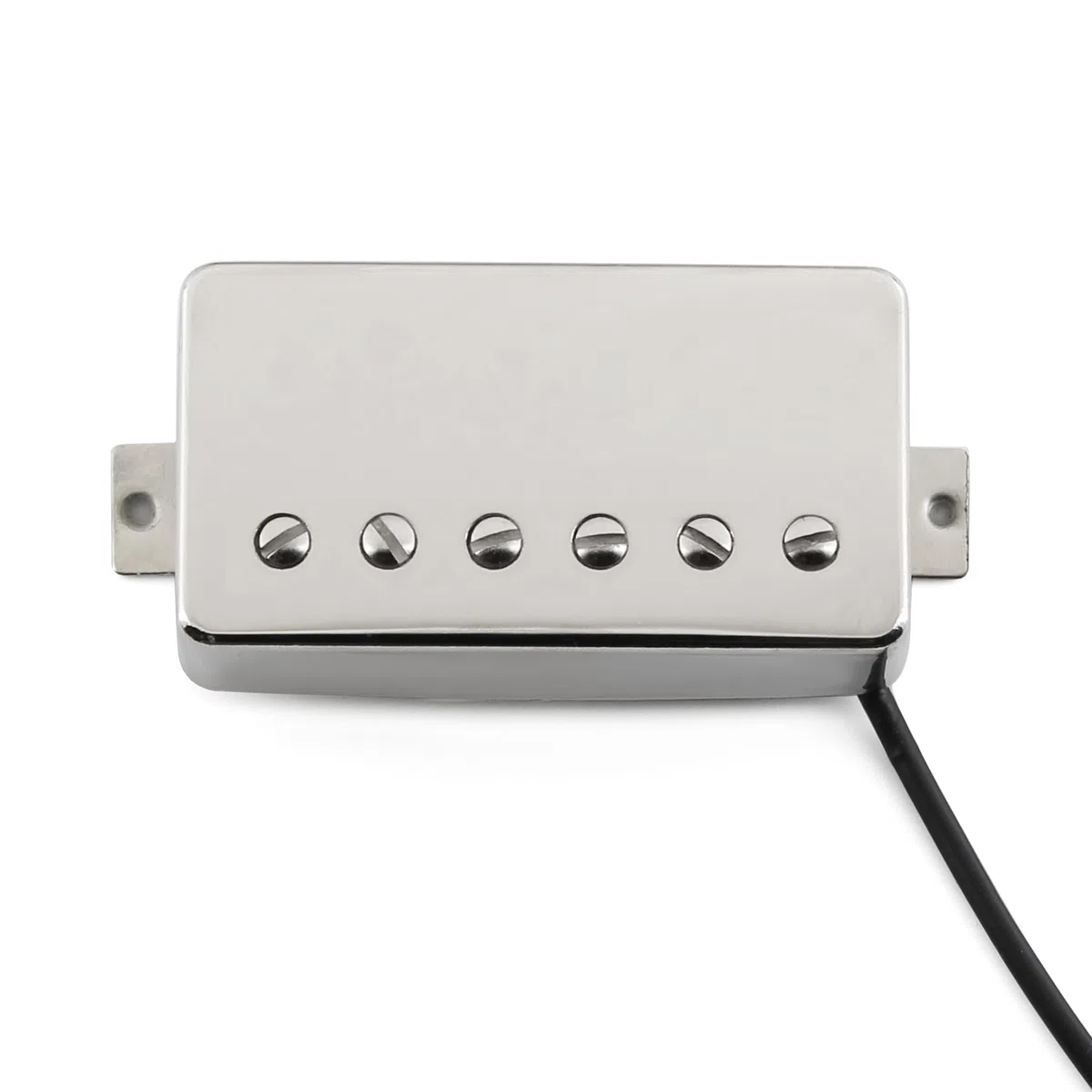 FLEOR Alnico 5 Flat Pole Single Coil Pickup und High Gain Humbucker Set Weiß HSS N+M+B Tonabnehmer für ST Style Gitarre